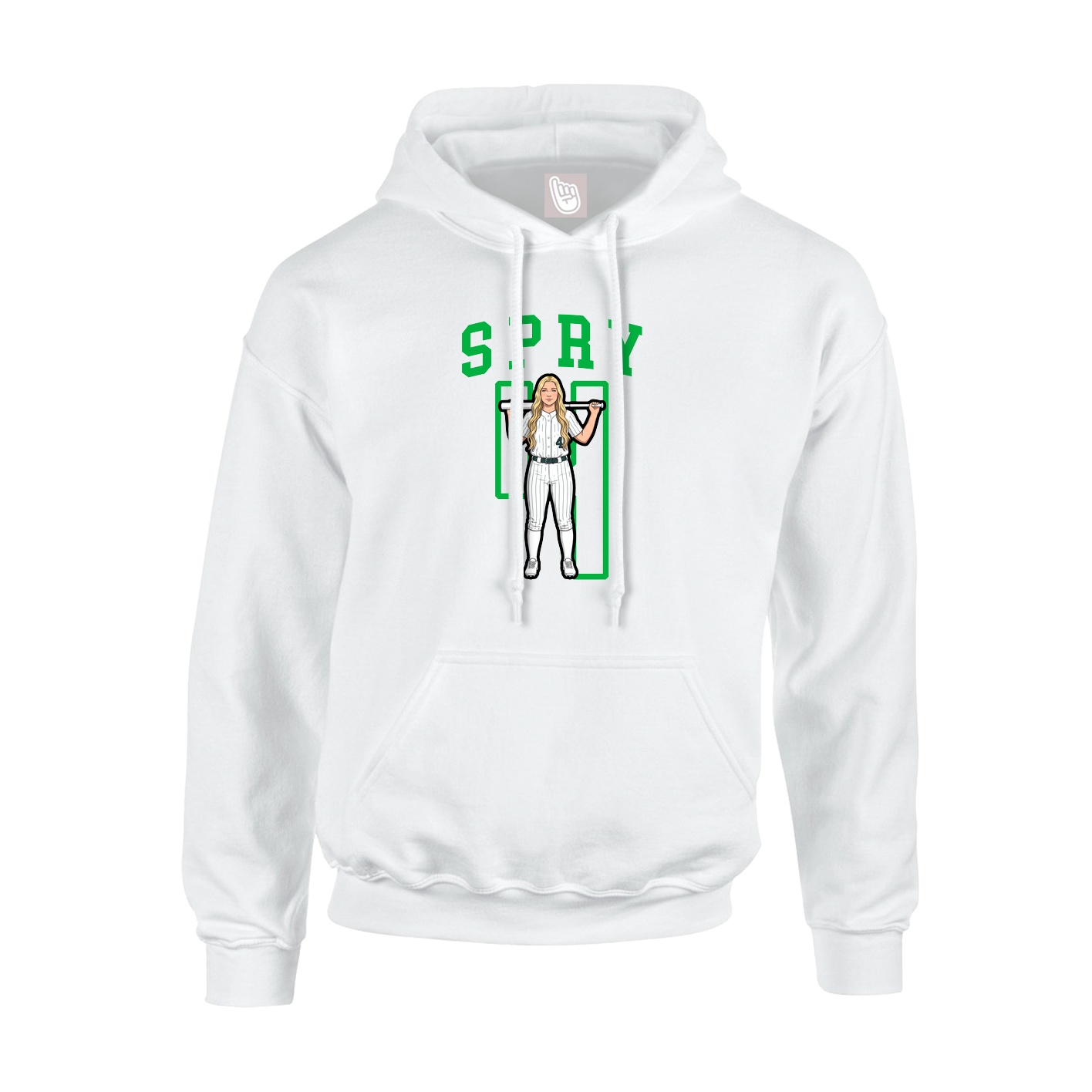 Hoodie — Shirsey in White