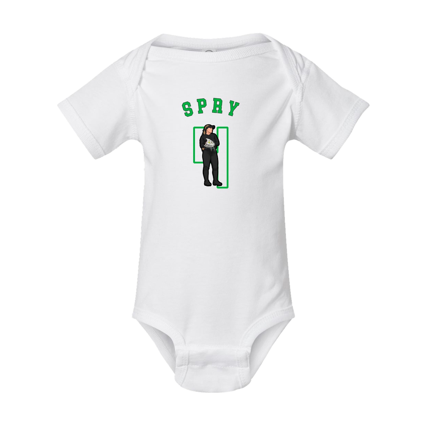 Baby Onesie — Shirsey Arch in White