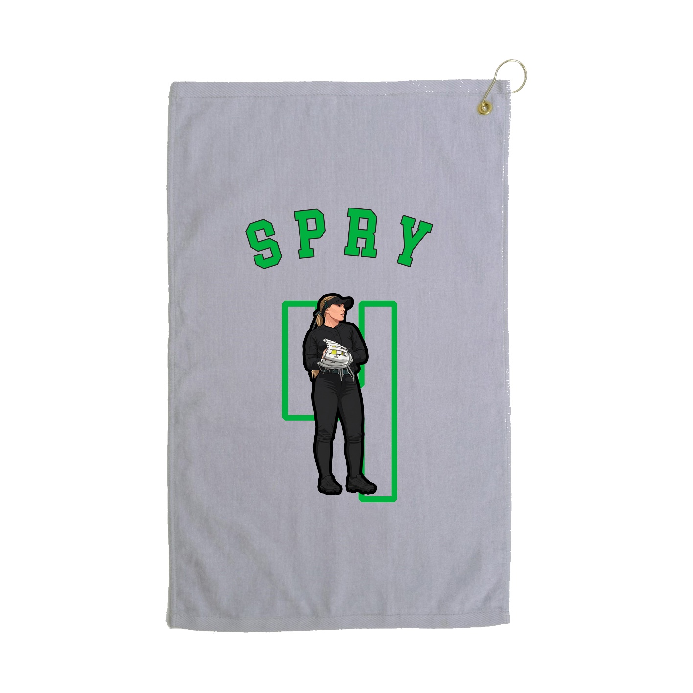 Golf Towel — Shirsey Arch in Grey