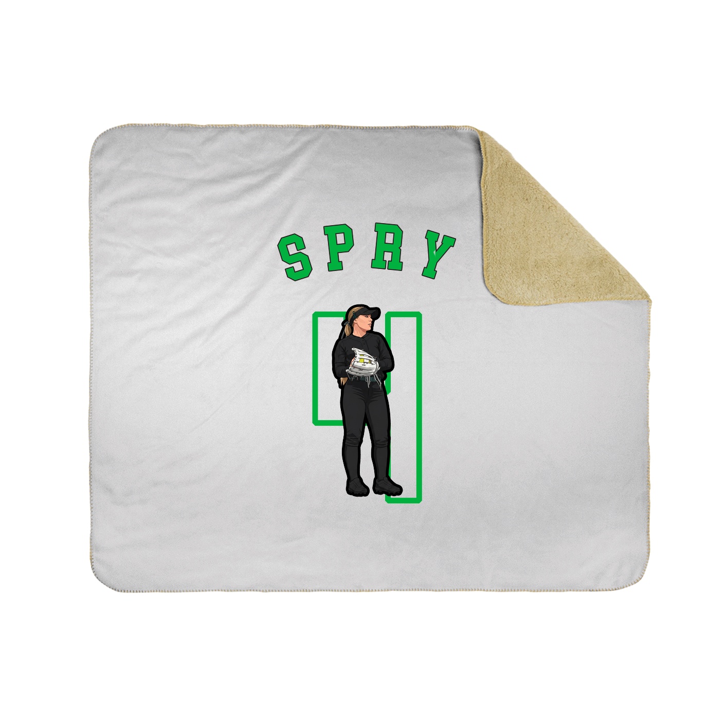Throw Blanket — Shirsey Arch in White