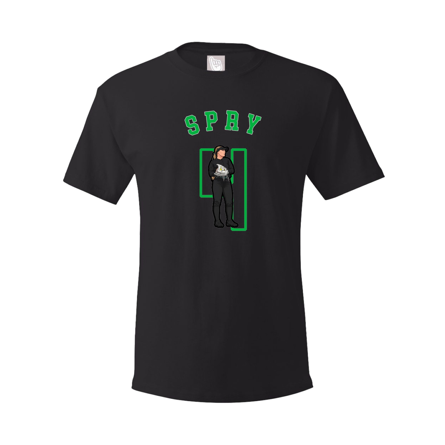Youth Tee — Shirsey Arch in Black