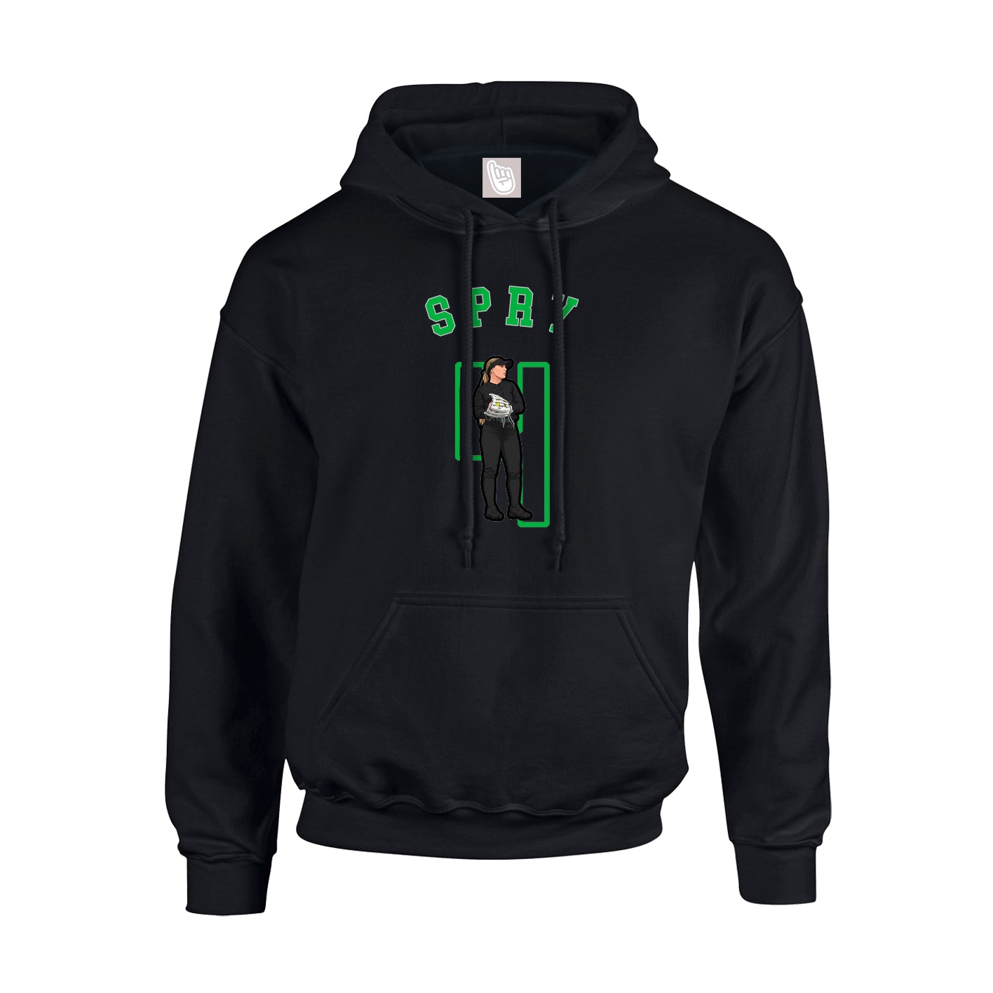 Youth Hoodie — Shirsey Arch in Black