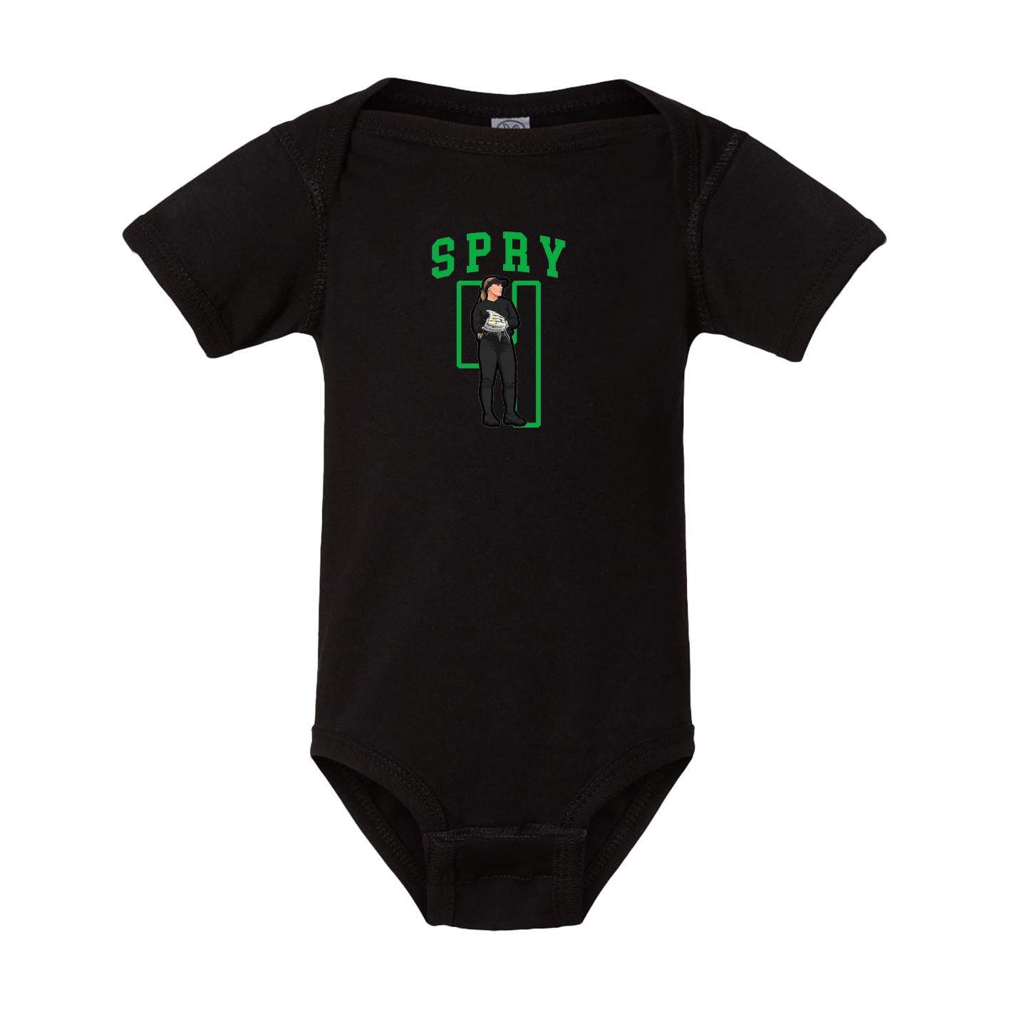 Baby Onesie — Shirsey in Black