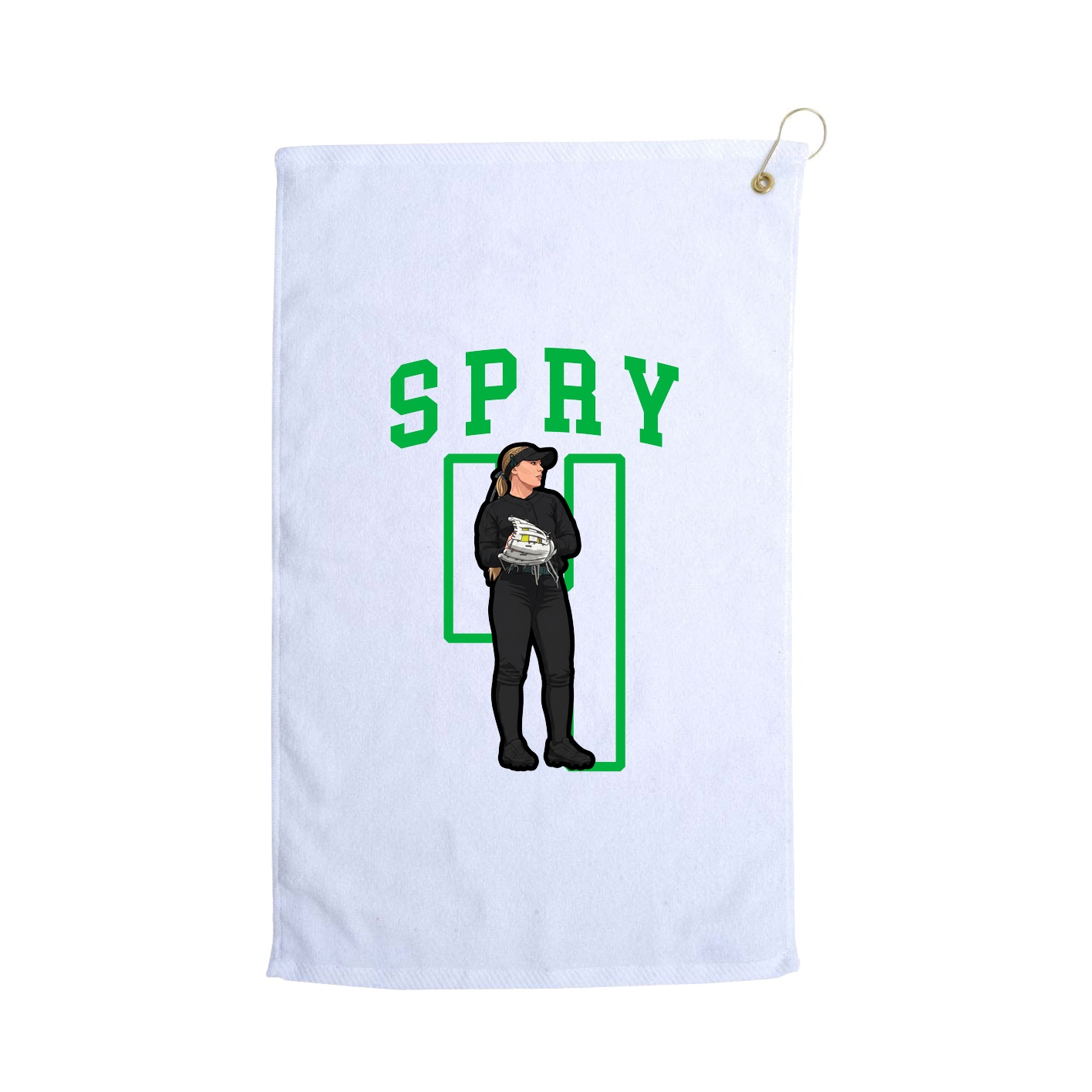 Golf Towel — Shirsey in White