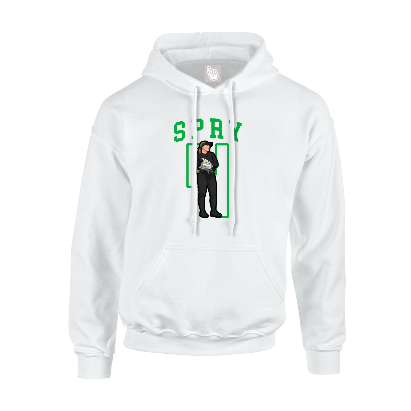 Youth Hoodie — Shirsey in White