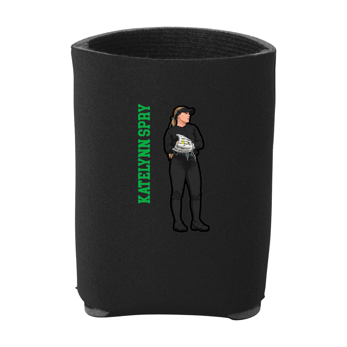 Can Holder — Name Vertical in Black