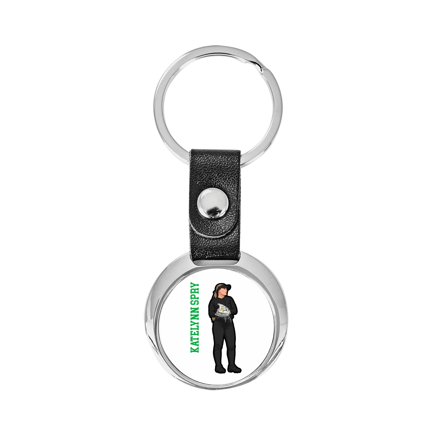 Key Chain — Name Vertical in Classic