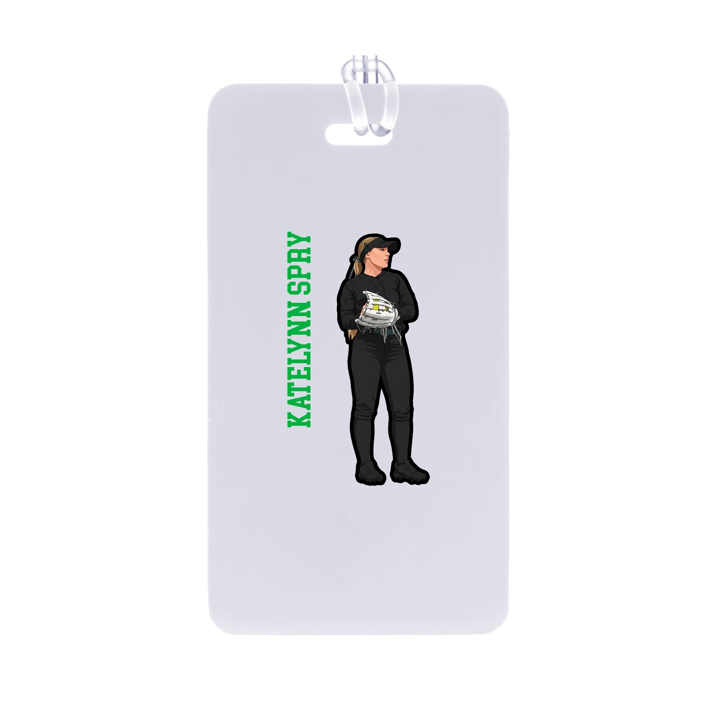 Bag Tag — Name Vertical in Classic