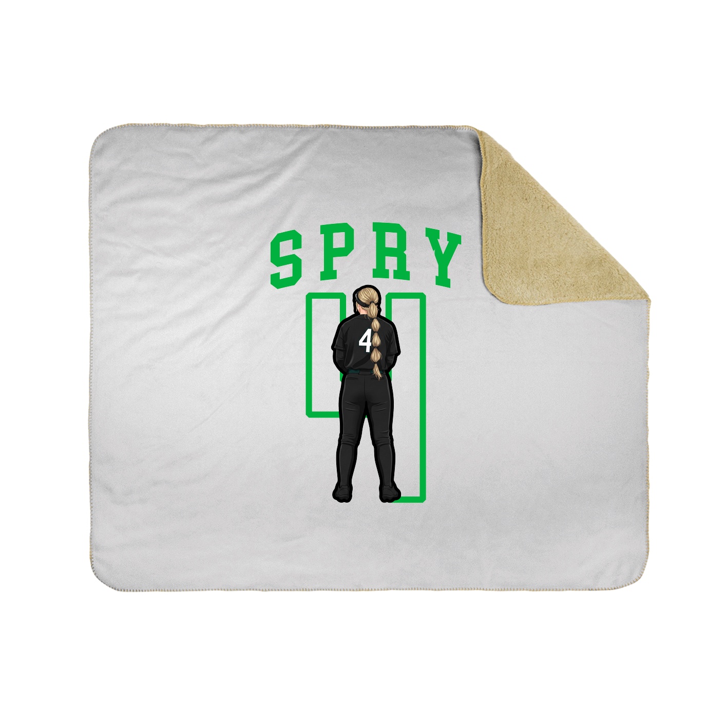 Throw Blanket — Shirsey in White