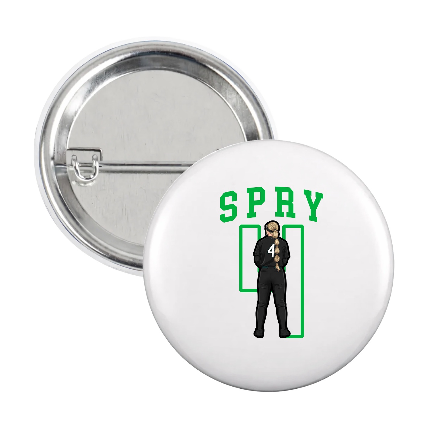 Game Day Button — Shirsey in White