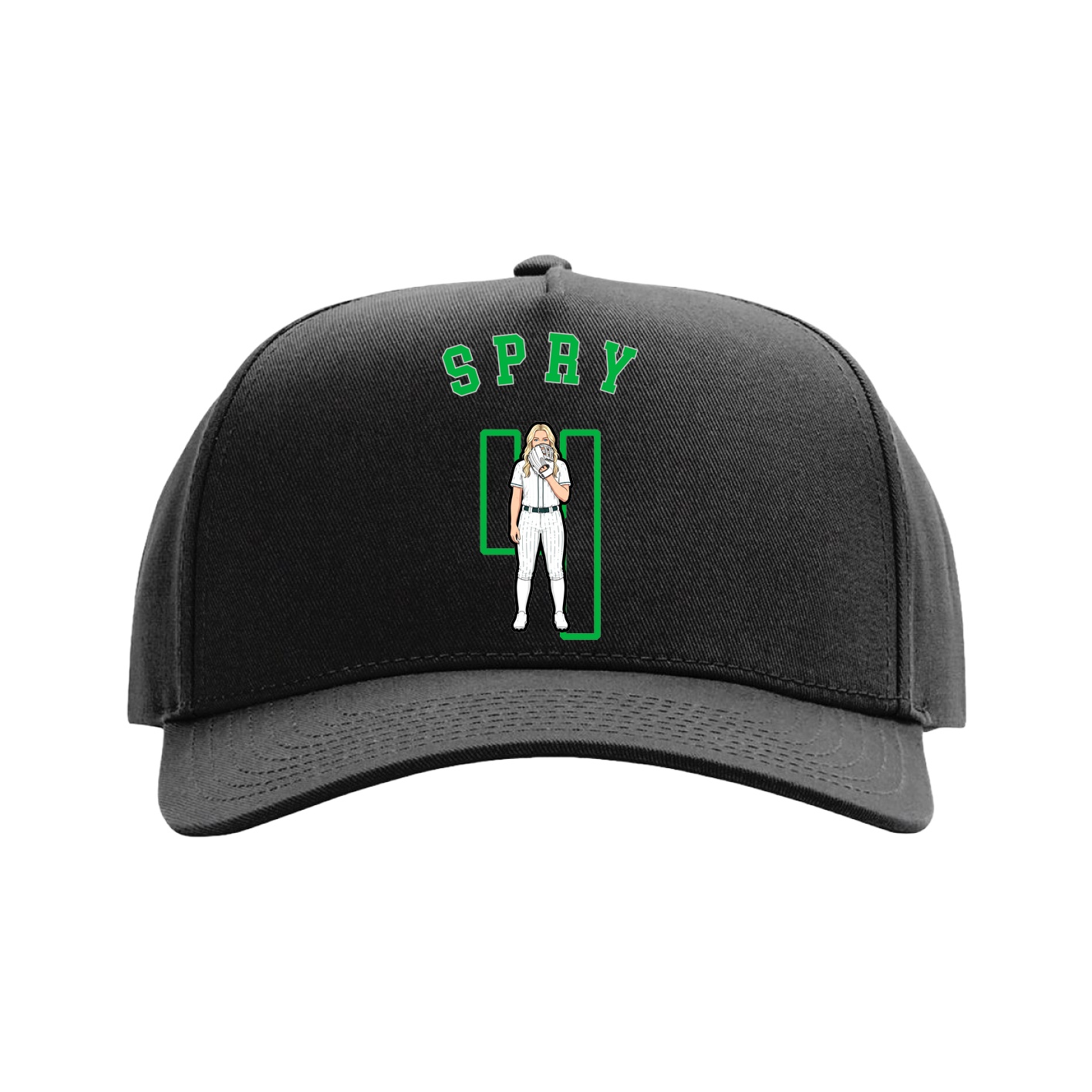 Full Fabric Five-Panel Champ Cap