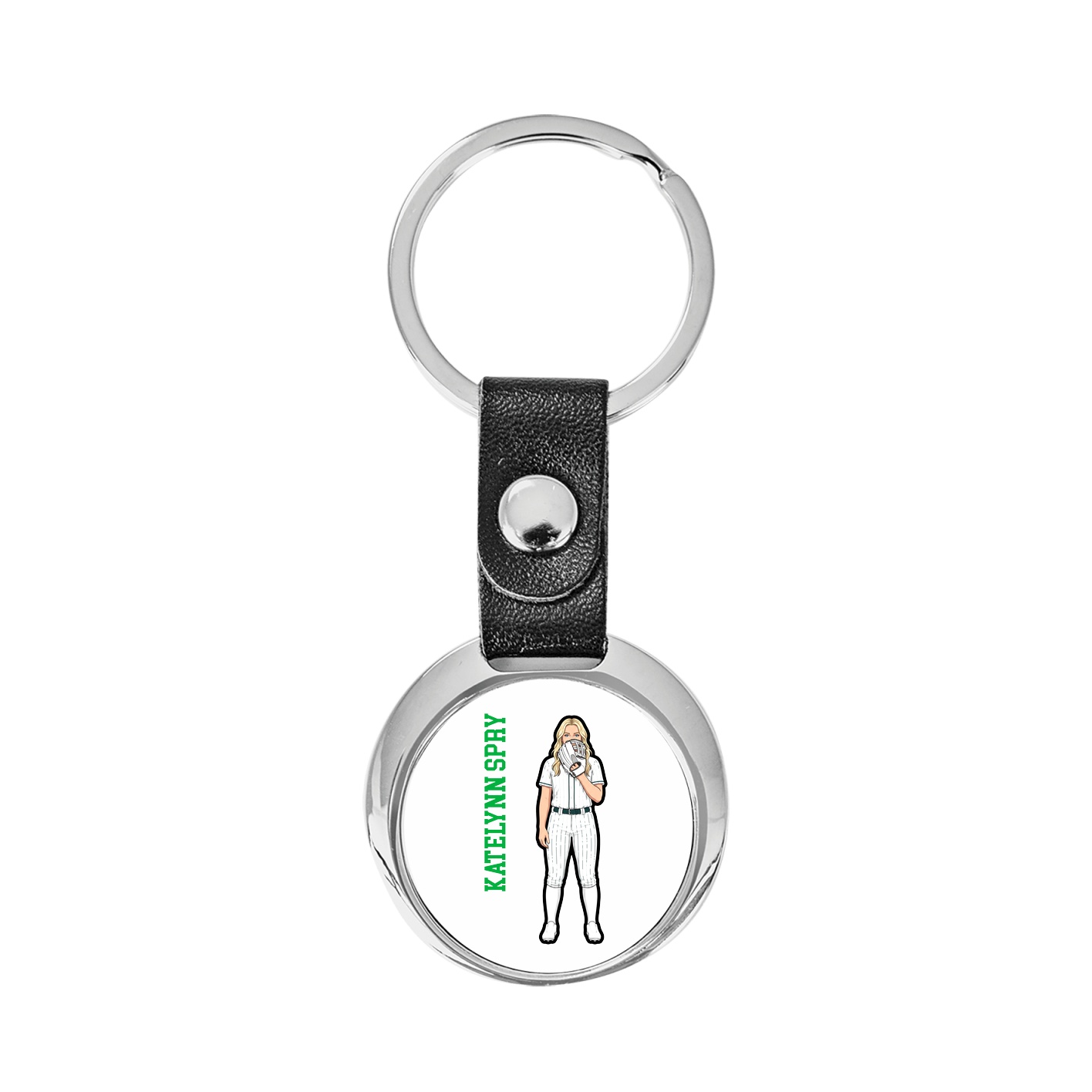 Key Chain — Name Vertical in Classic