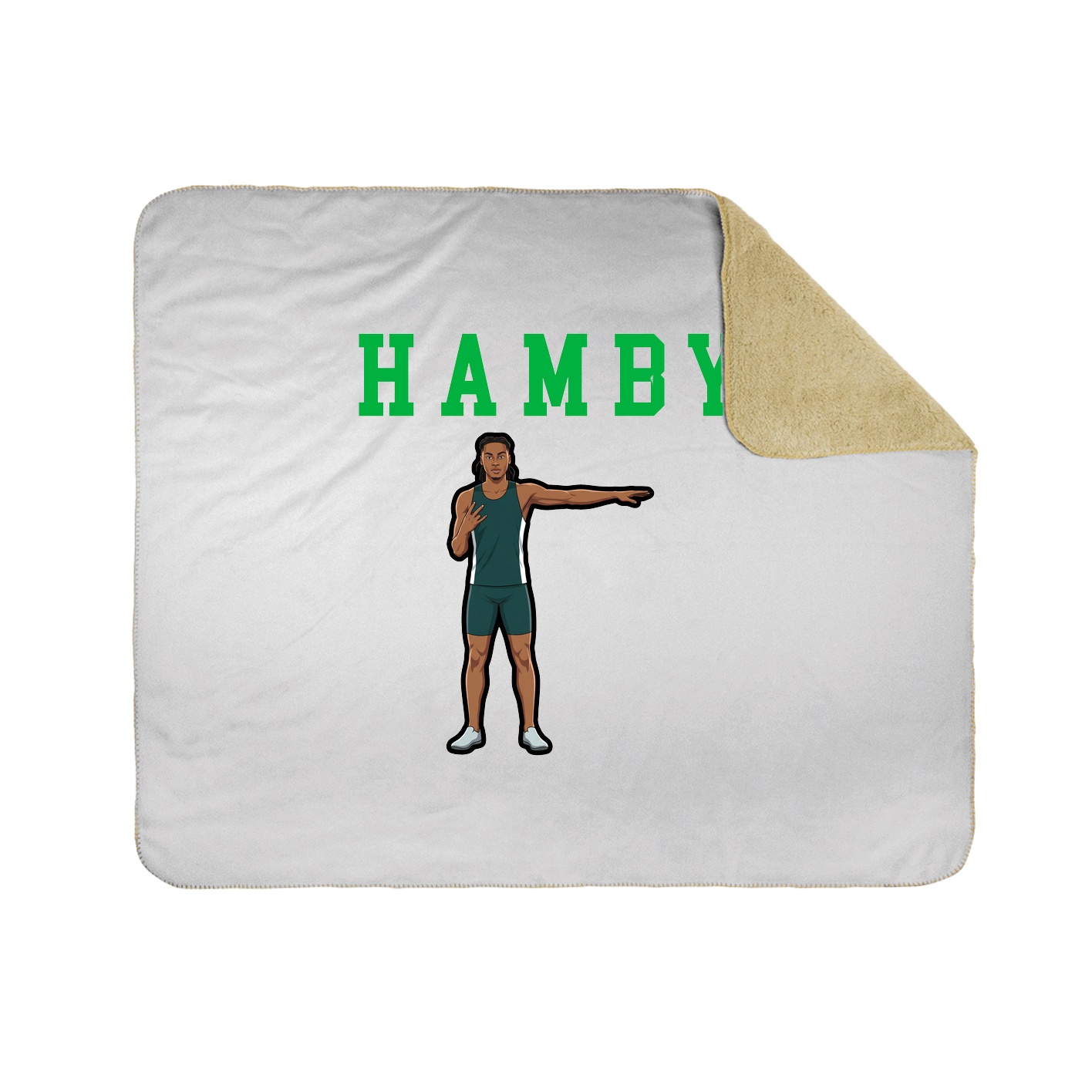 Throw Blanket — Shirsey in White