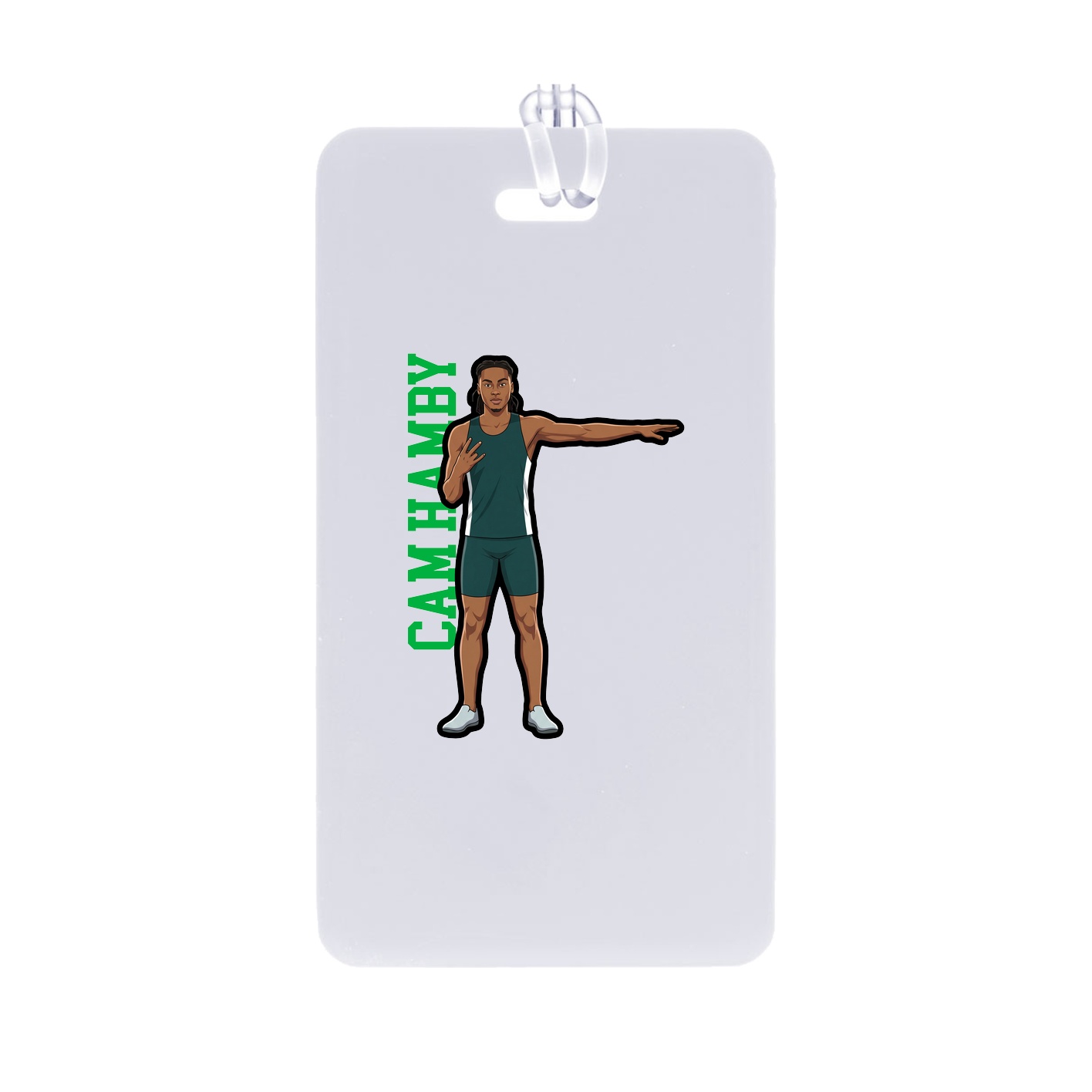 Bag Tag — Name Vertical in Classic