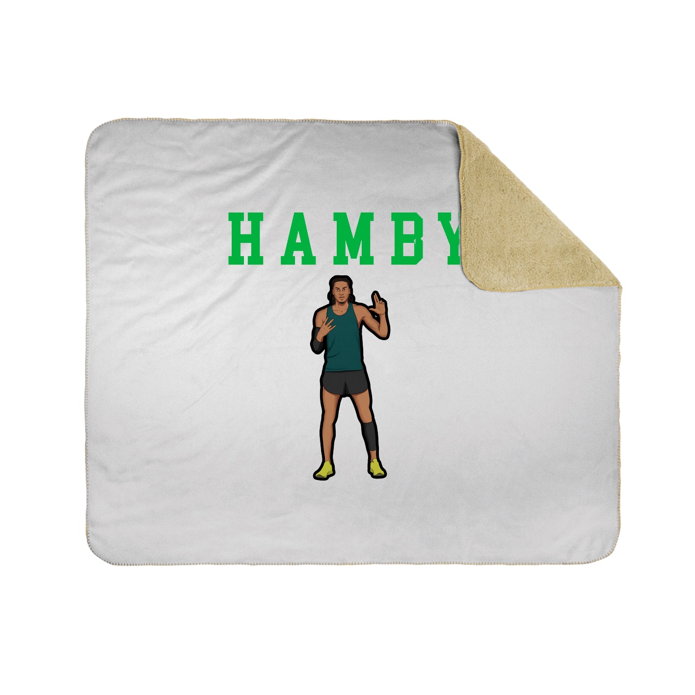 Throw Blanket — Shirsey in White