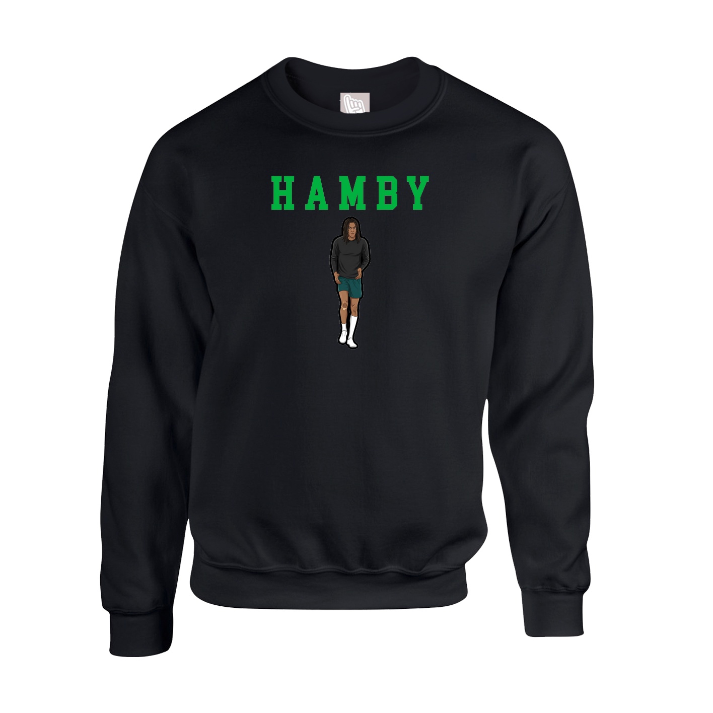 Fleece Crew — Shirsey in Black