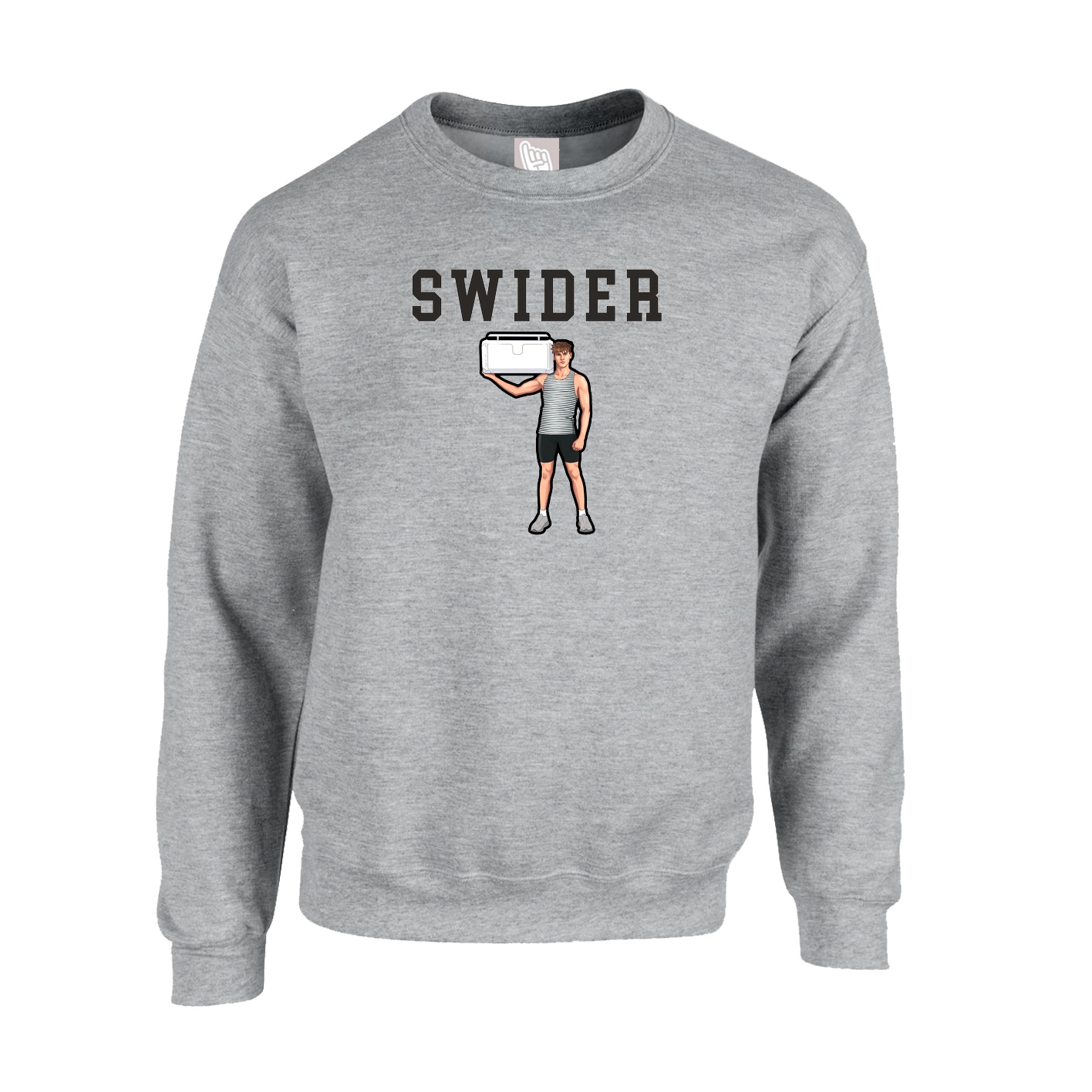 Fleece Crew — Shirsey in Grey