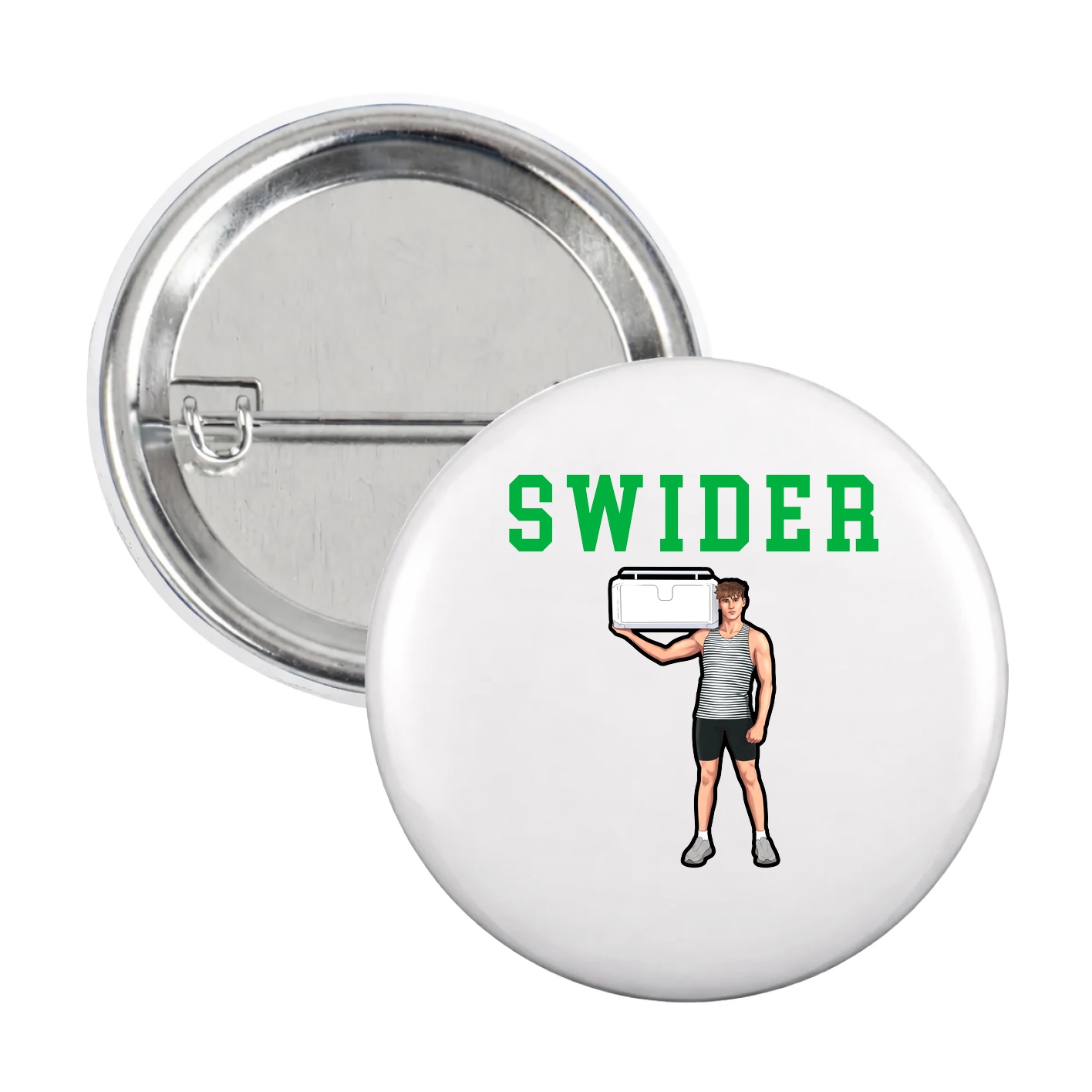 Game Day Button — Shirsey in White