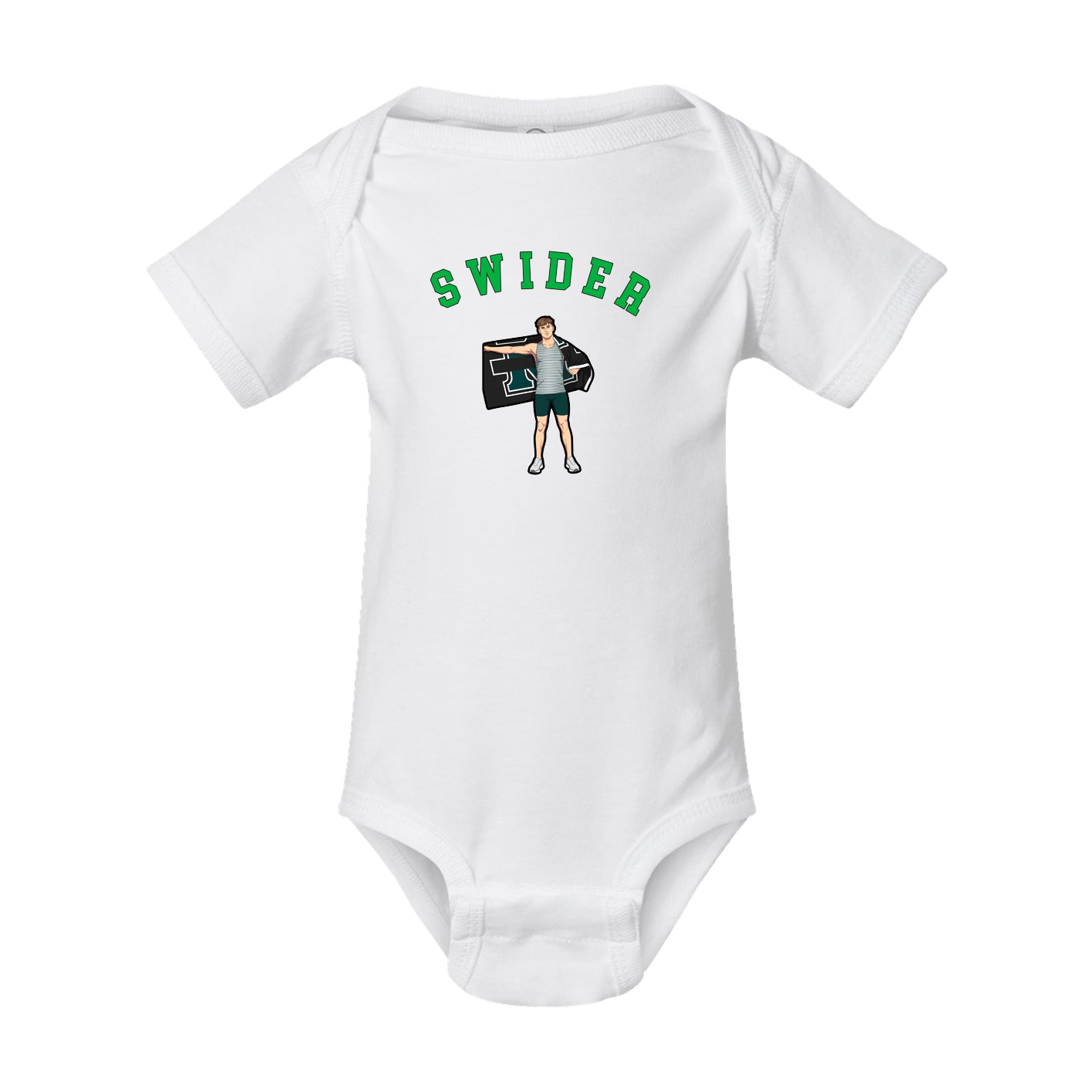 Baby Onesie — Shirsey Arch in White