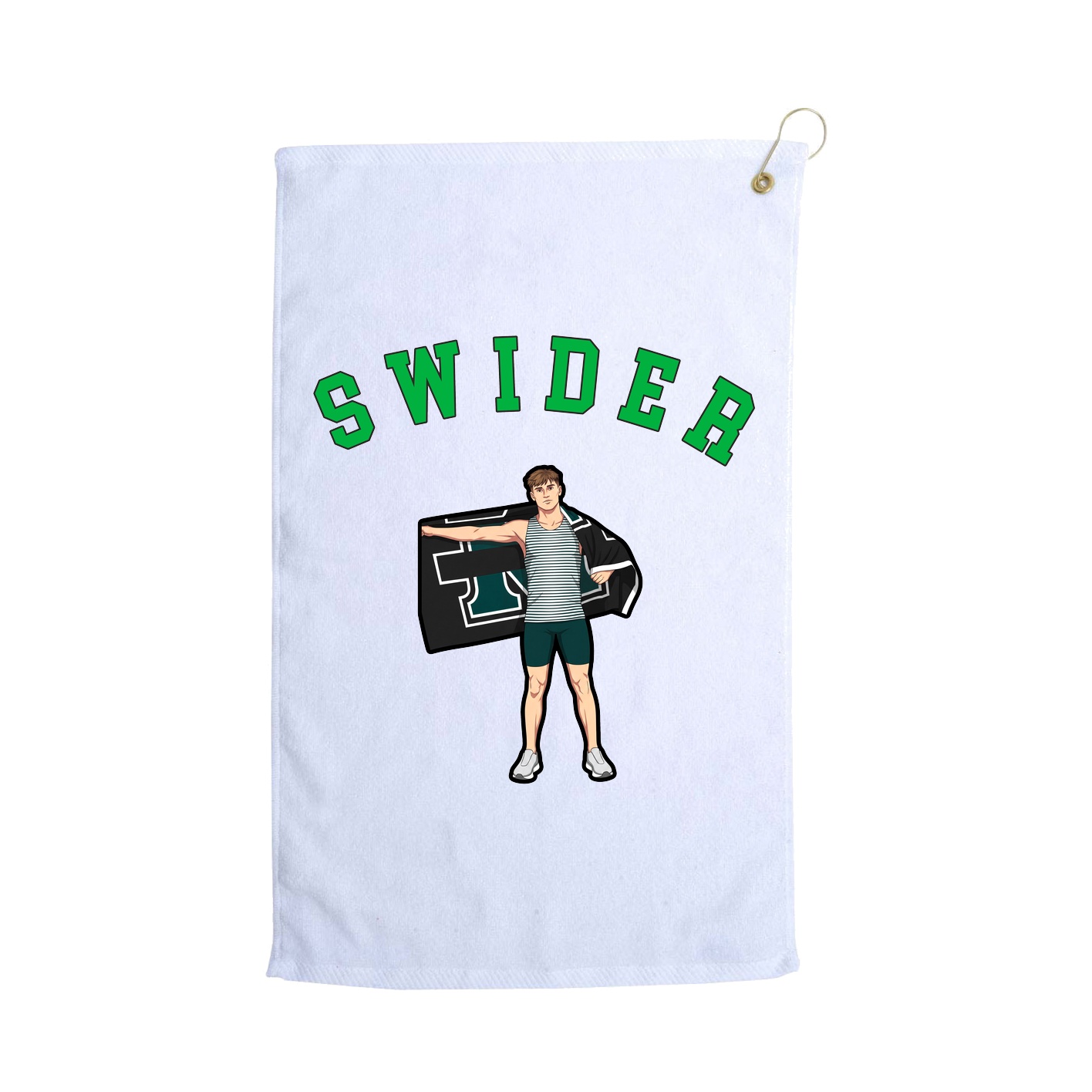 Golf Towel — Shirsey Arch in White