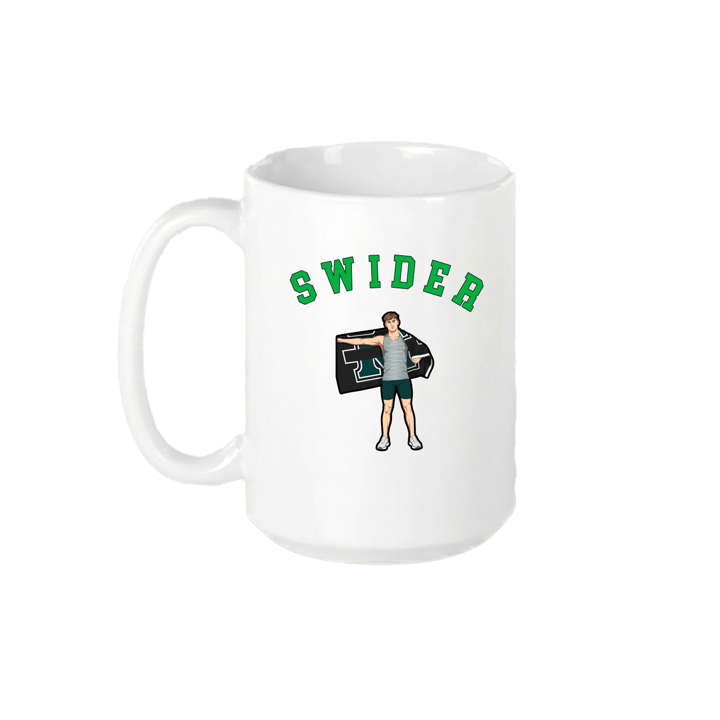 15oz Coffee Mug — Shirsey Arch in White