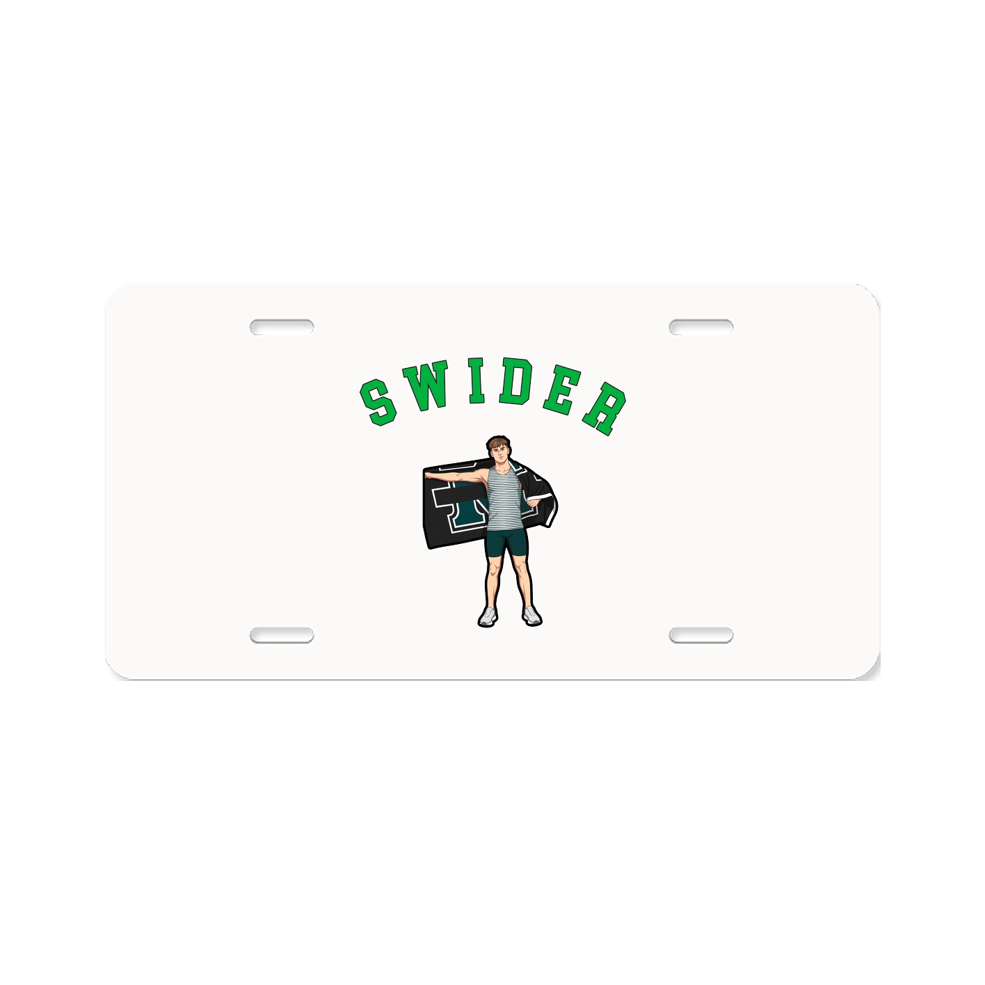 License Plate — Shirsey Arch in Classic