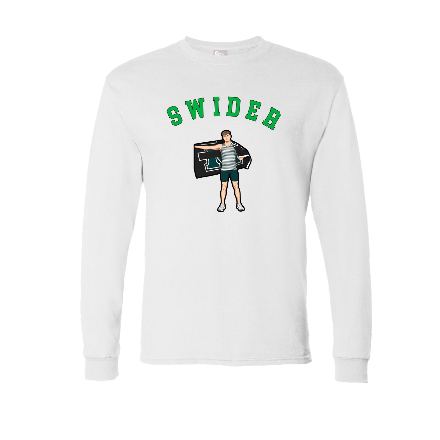 Long Sleeve Tee — Shirsey Arch in White