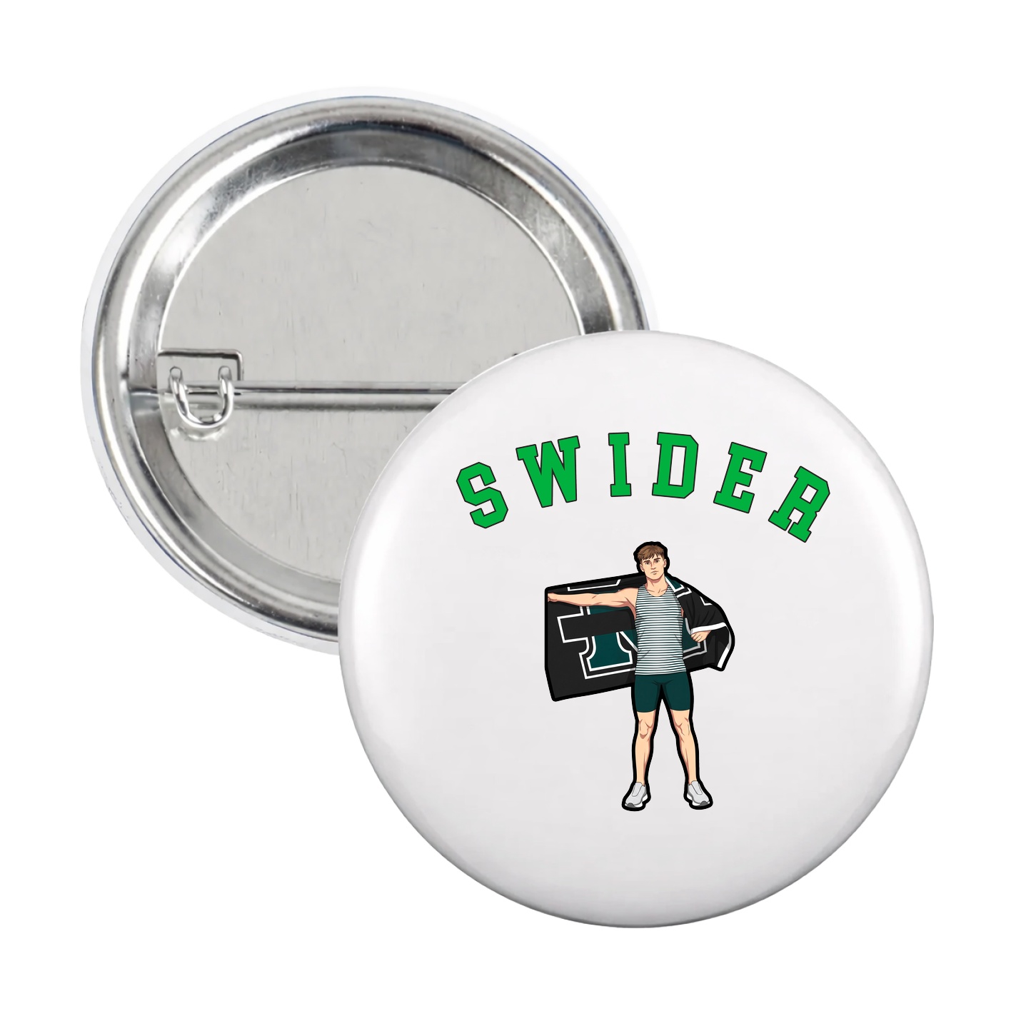 Game Day Button — Shirsey Arch in White