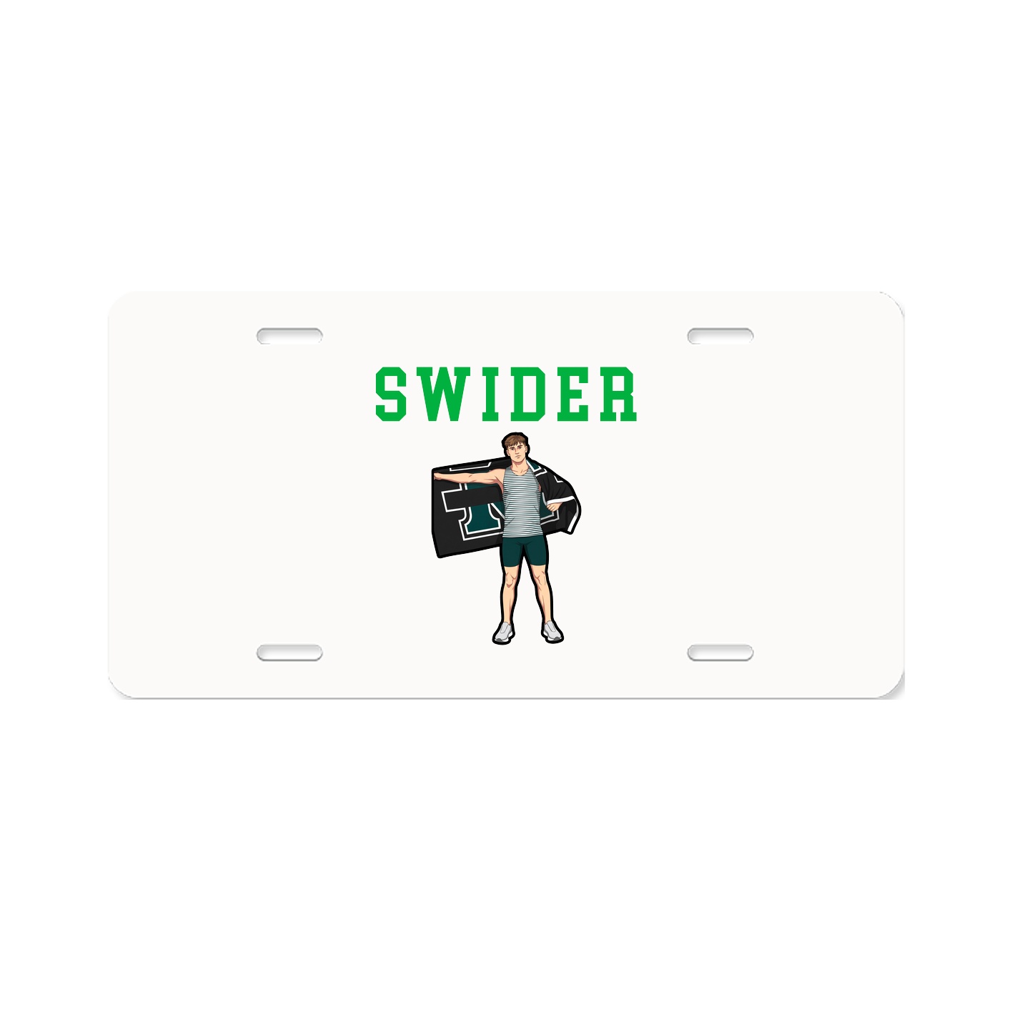 License Plate — Shirsey in Classic