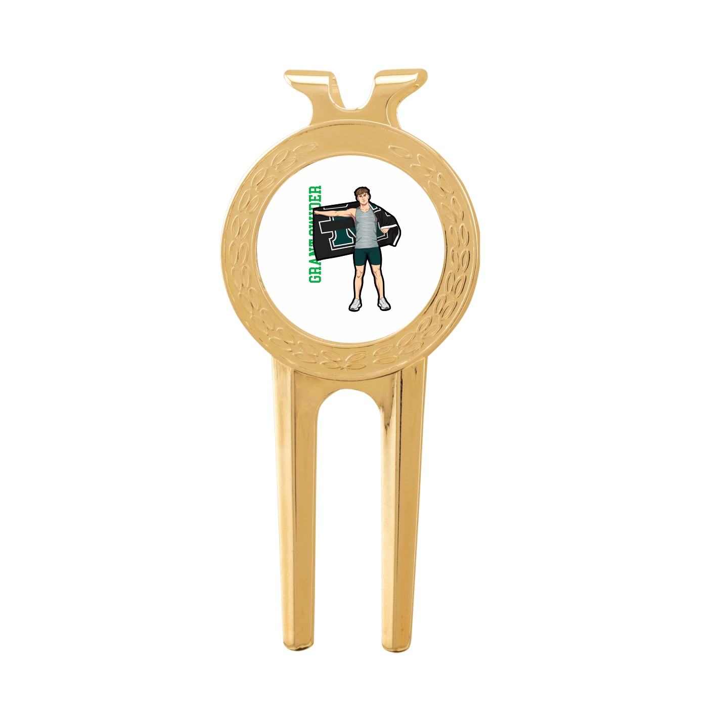 Divot Tool with Ball Marker — Name Vertical in Classic