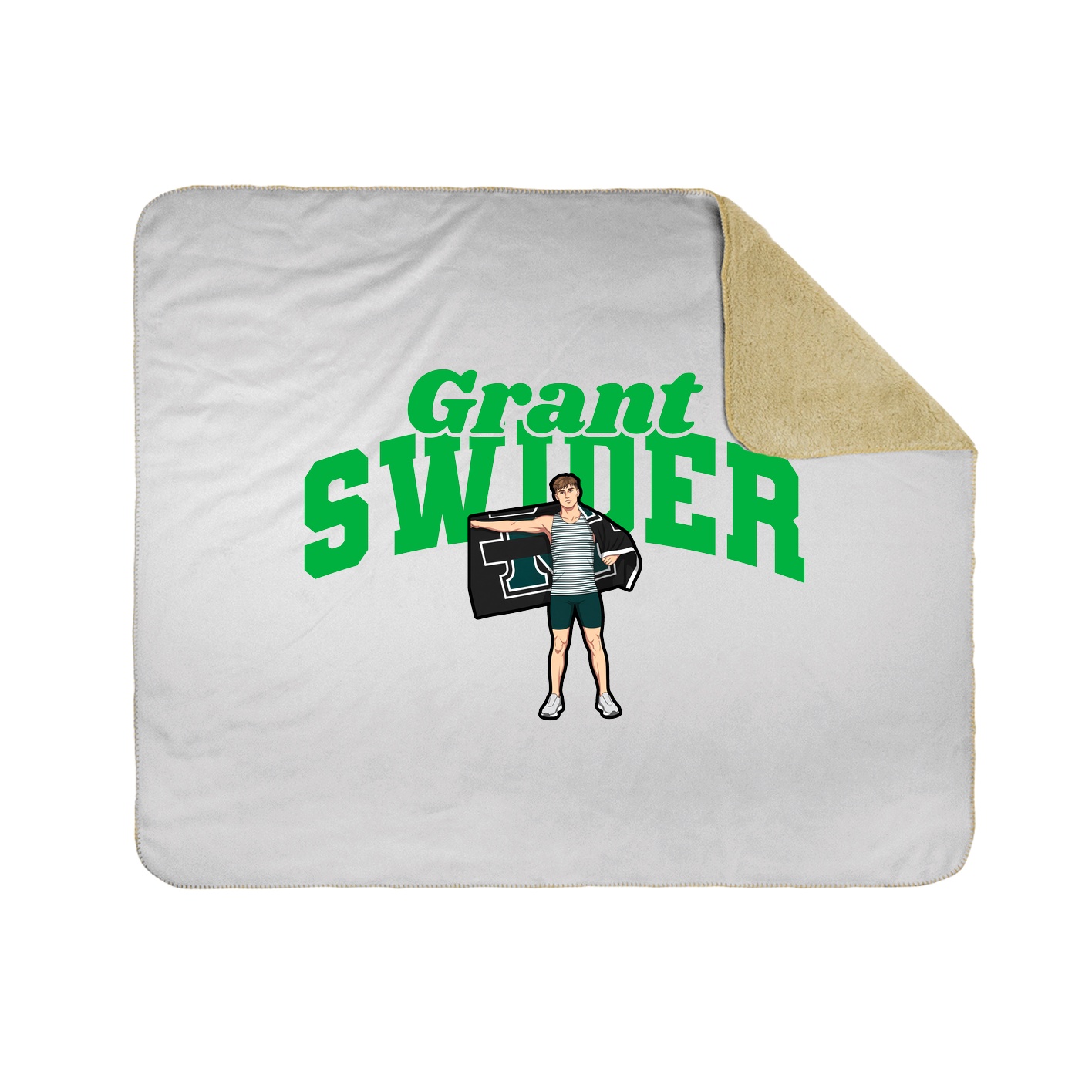 Throw Blanket — Signature Arch in White