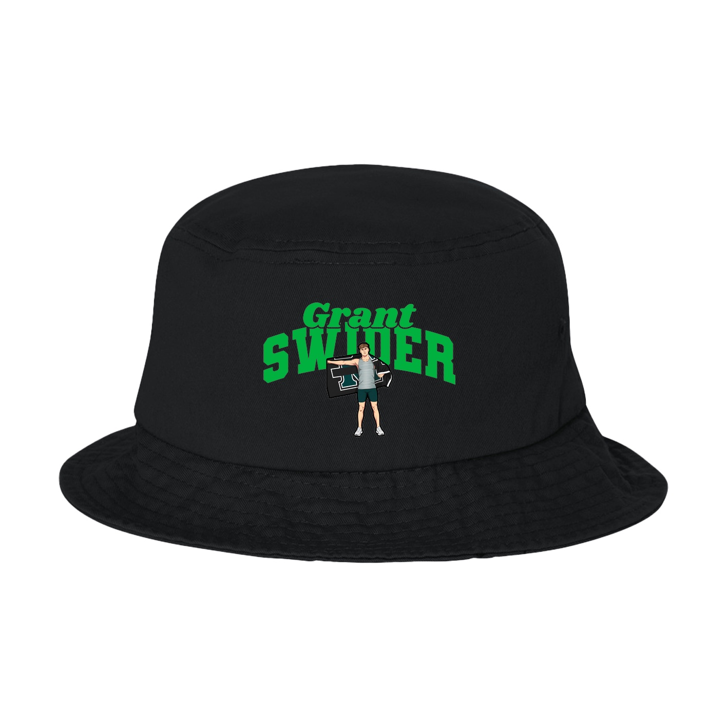 Bucket Cap — Signature Arch in Black