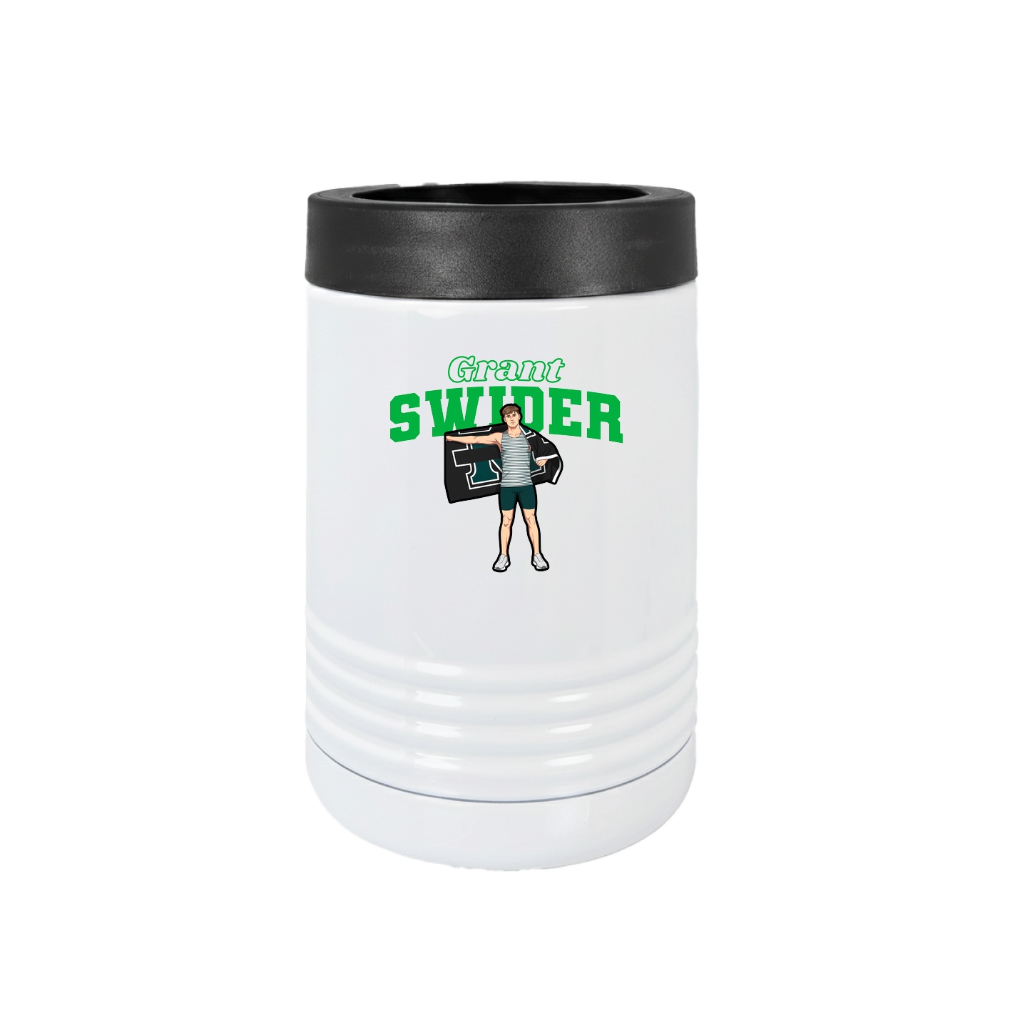 Beverage Holder — Name Arch in White