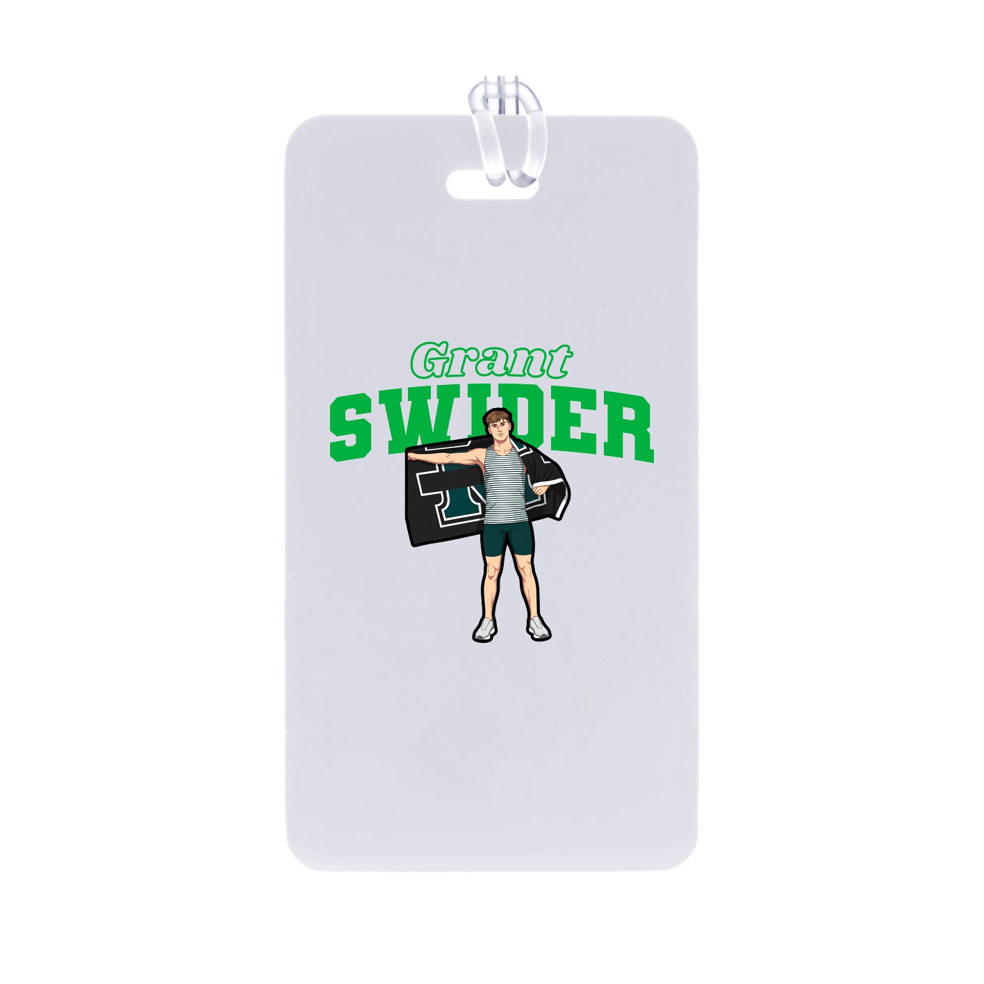Bag Tag — Name Arch in Classic