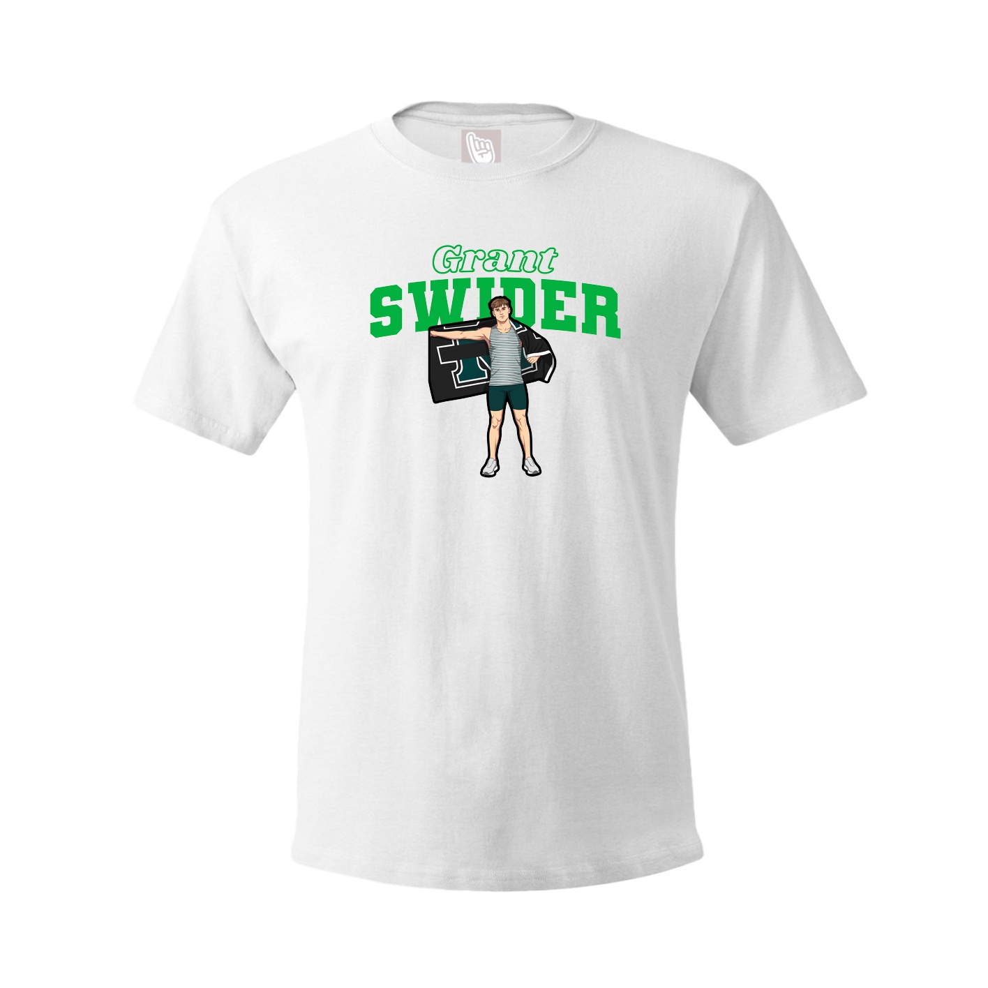 Tee — Name Arch in White