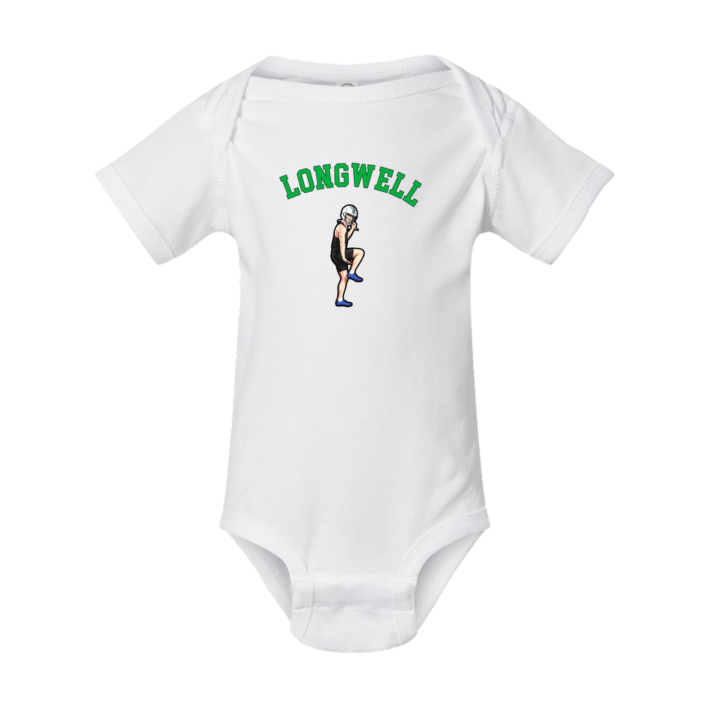Baby Onesie — Shirsey Arch in White