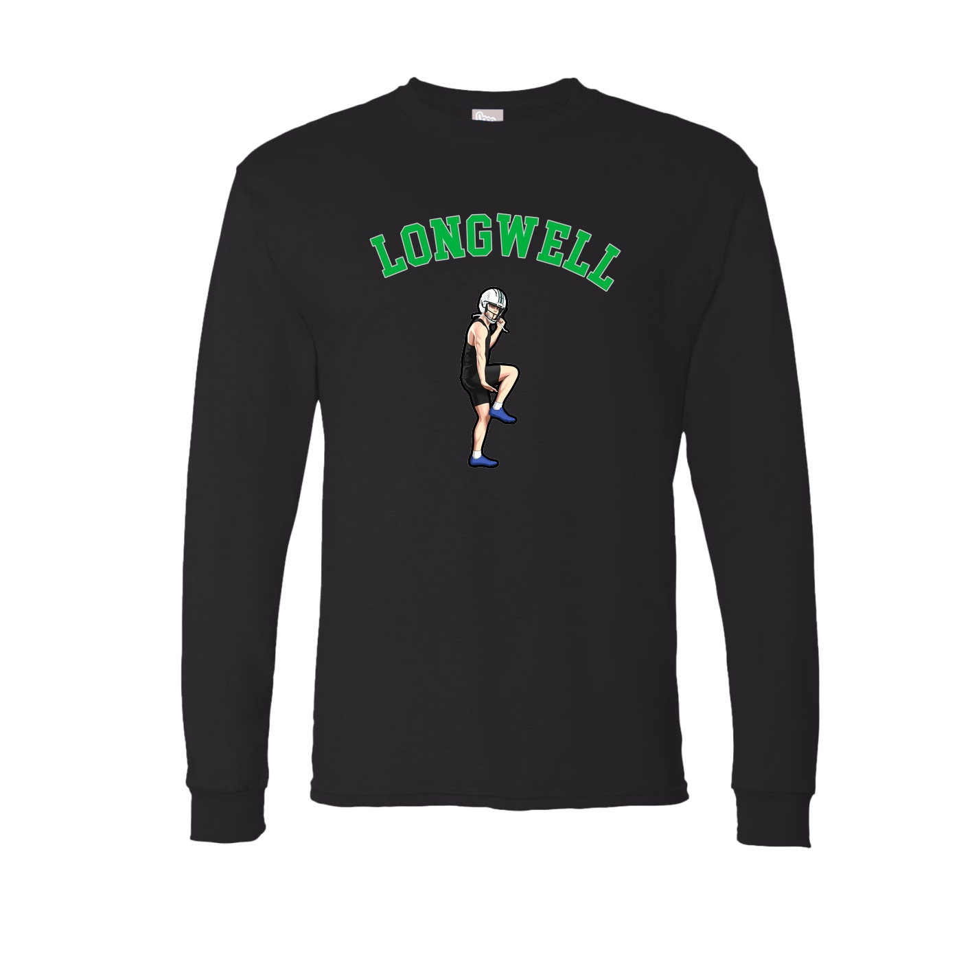 Long Sleeve Tee — Shirsey Arch in Black