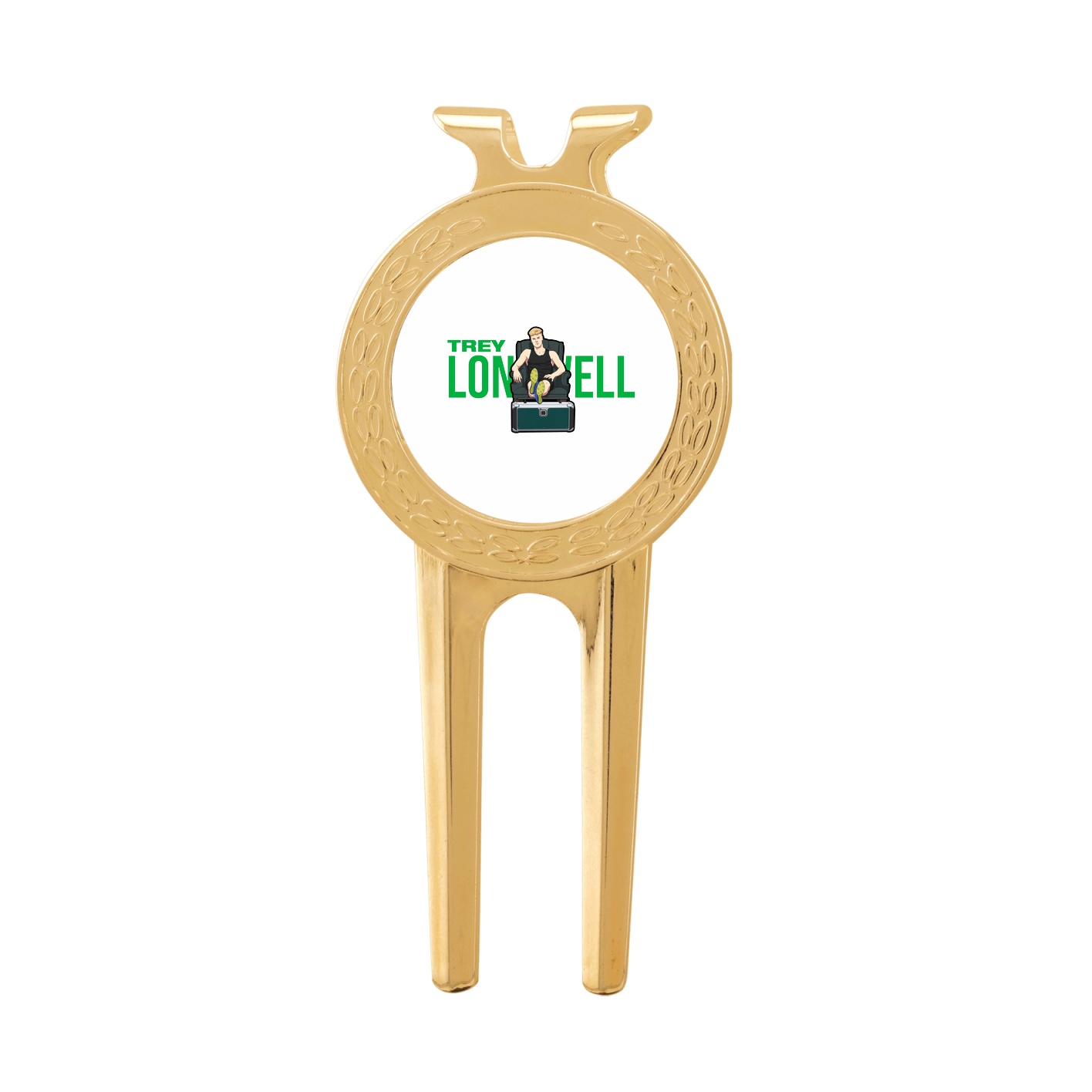 Divot Tool with Ball Marker — Player Name in Classic