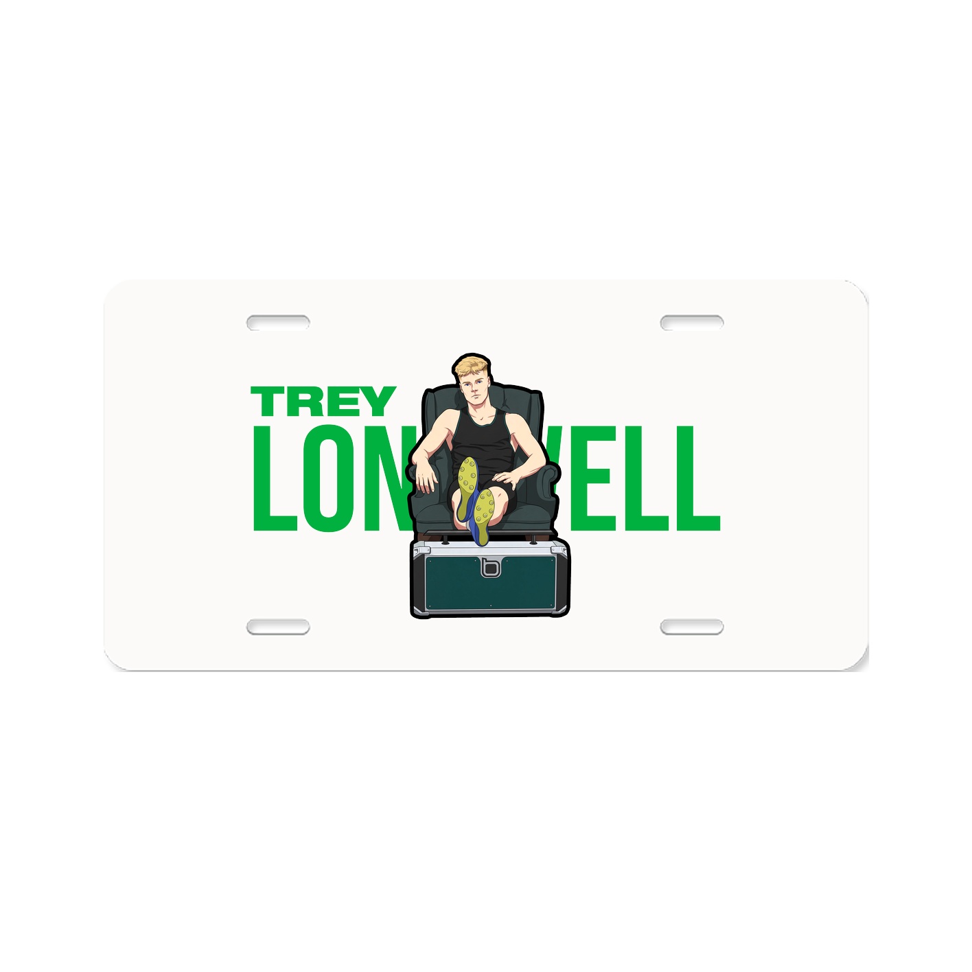 License Plate — Player Name in Classic
