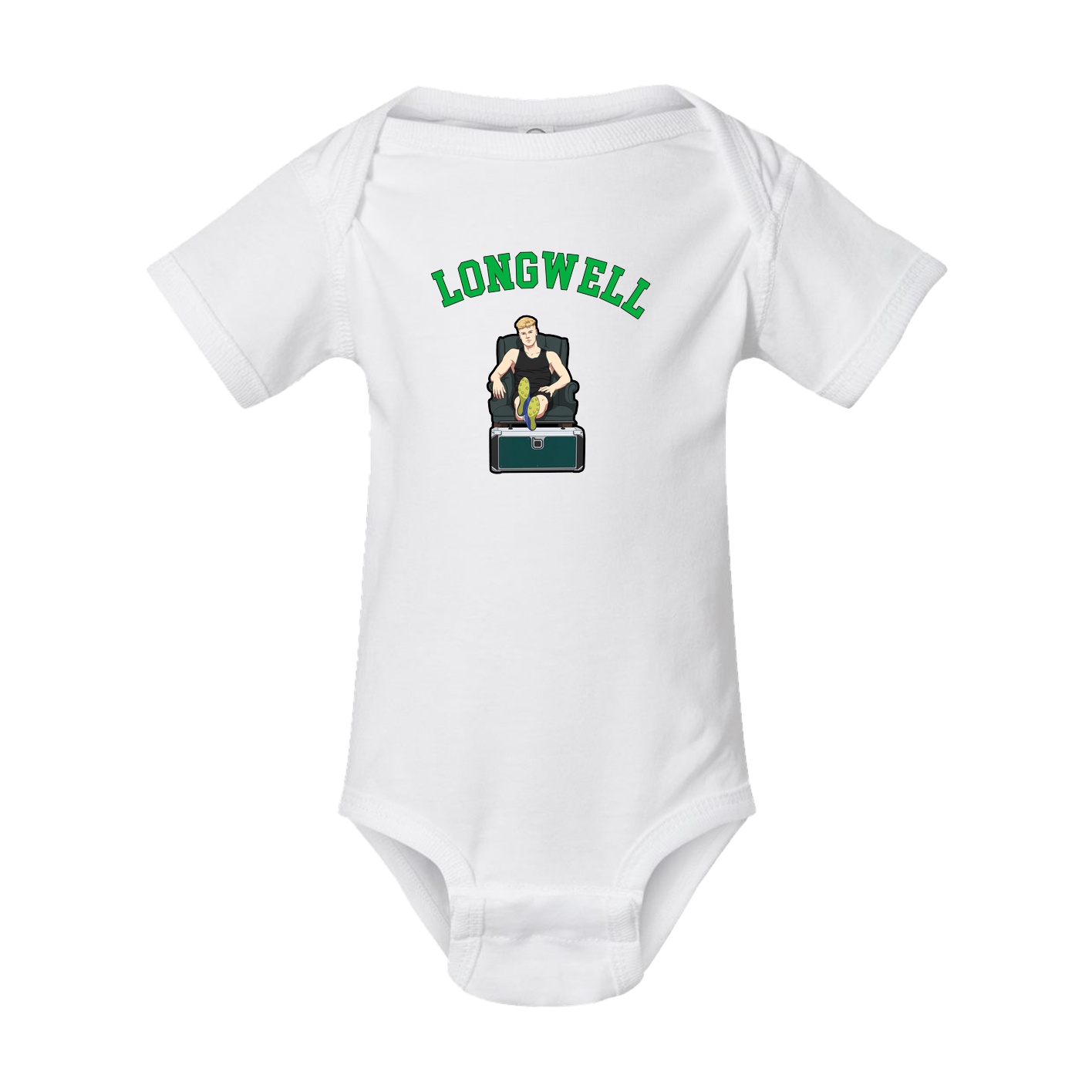 Baby Onesie — Shirsey Arch in White