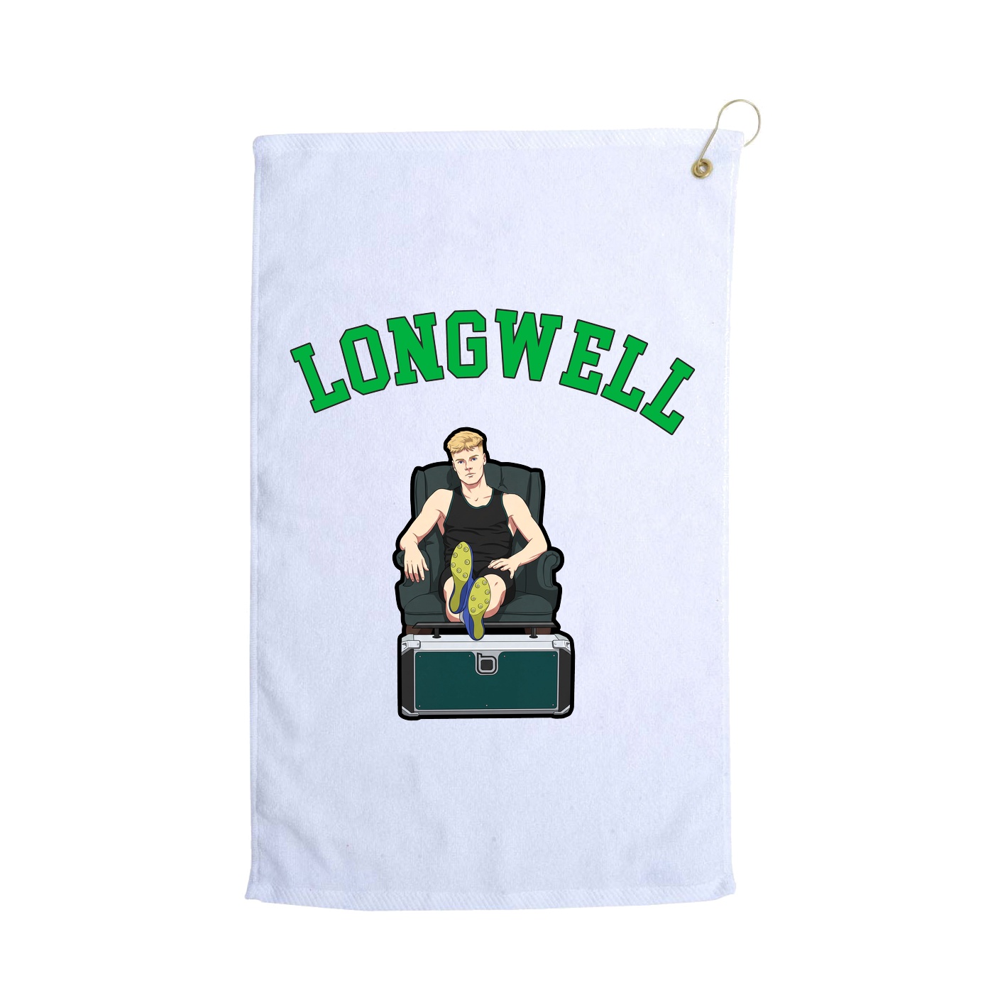 Golf Towel — Shirsey Arch in White