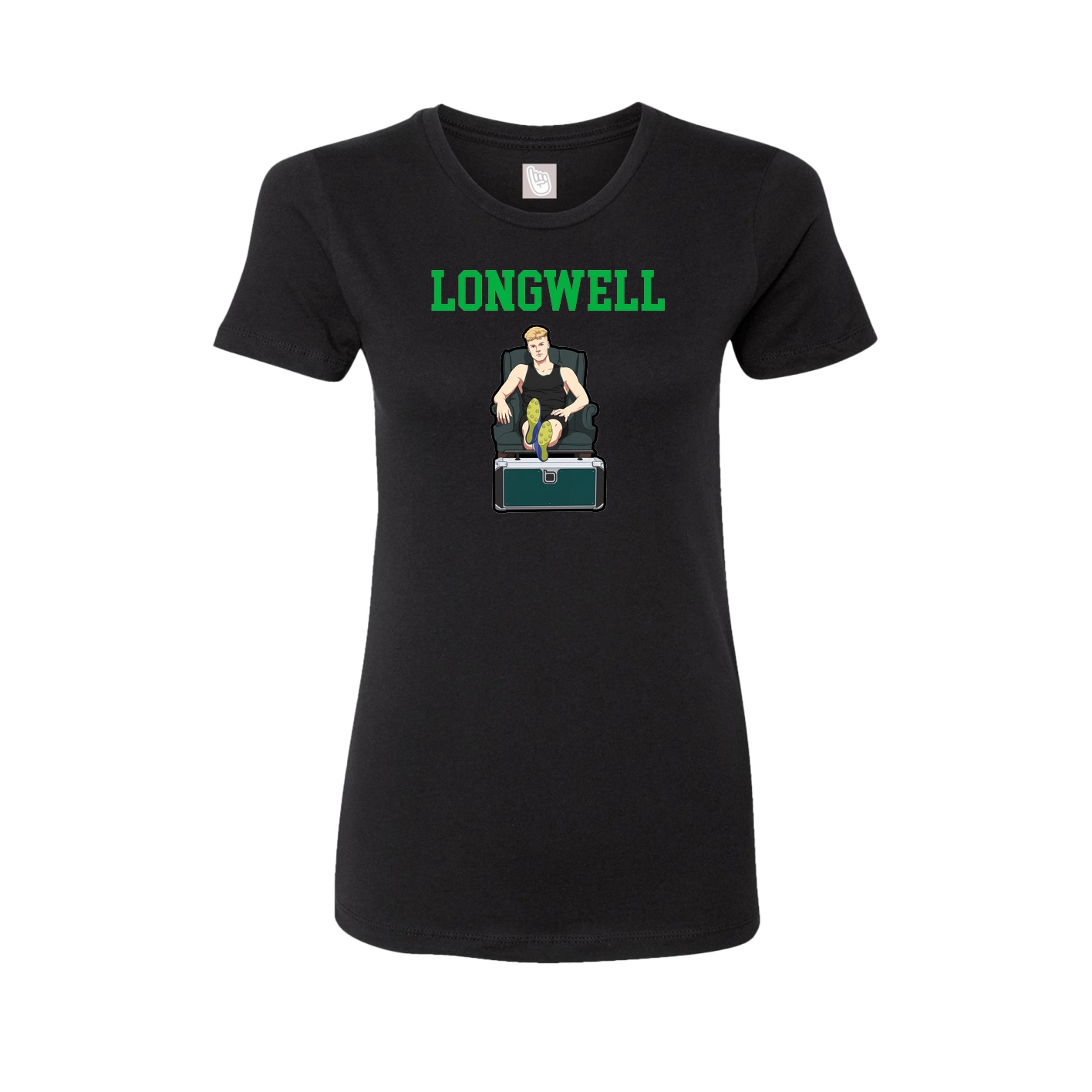 Fitted Women's Tee — Shirsey in Black