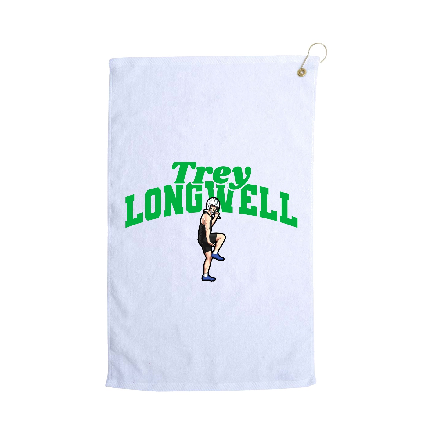 Golf Towel — Signature Arch in White