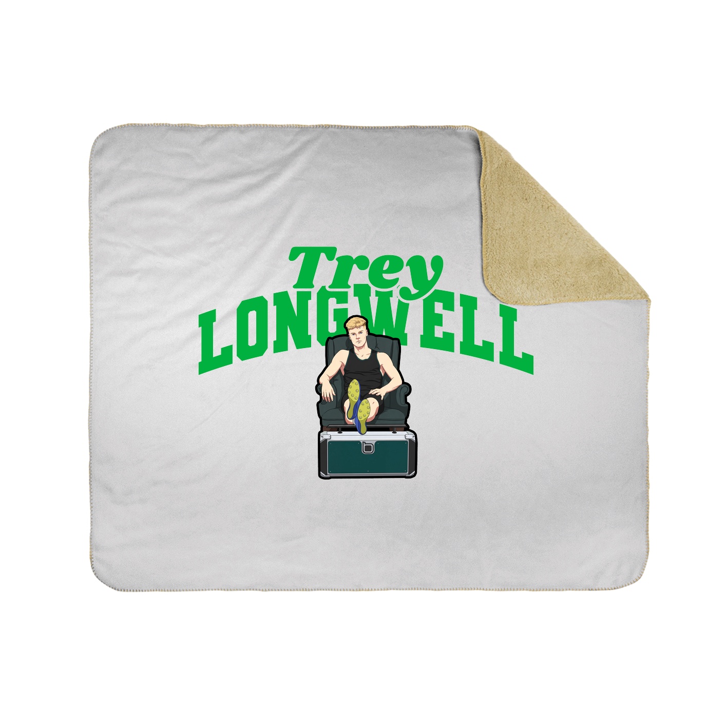 Throw Blanket — Signature Arch in White