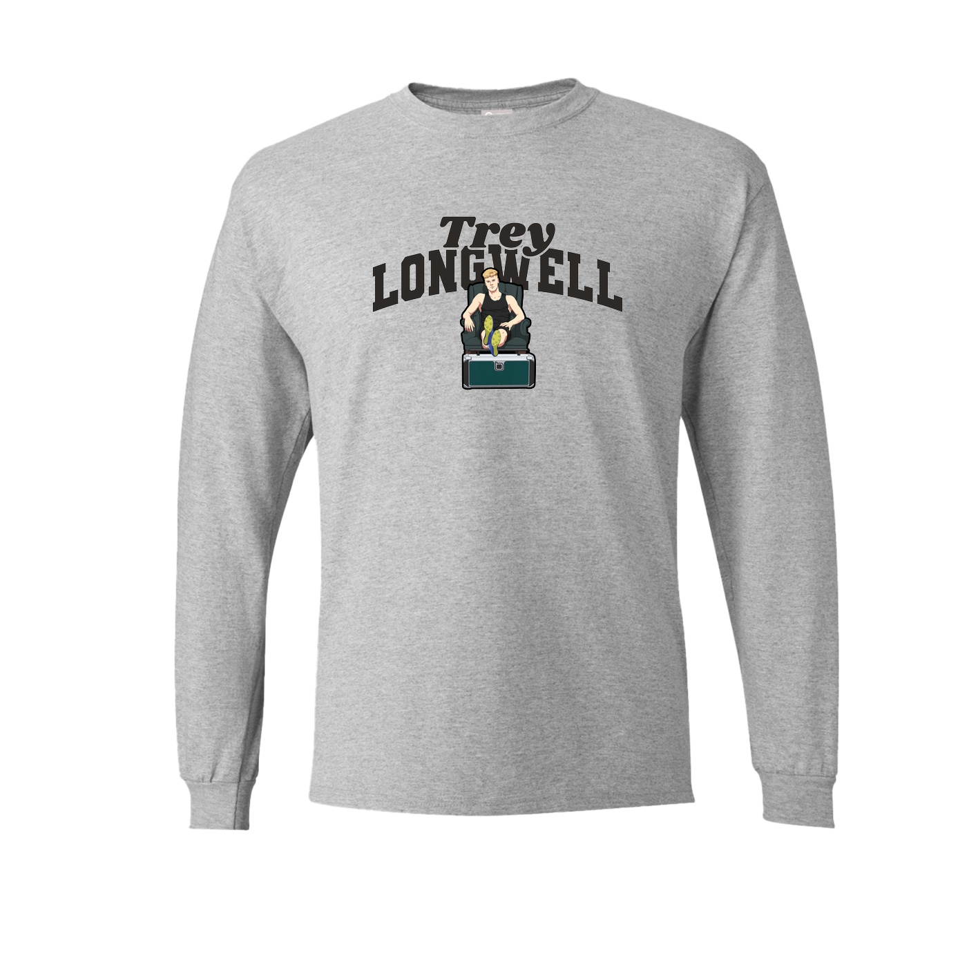 Long Sleeve Tee — Signature Arch in Grey