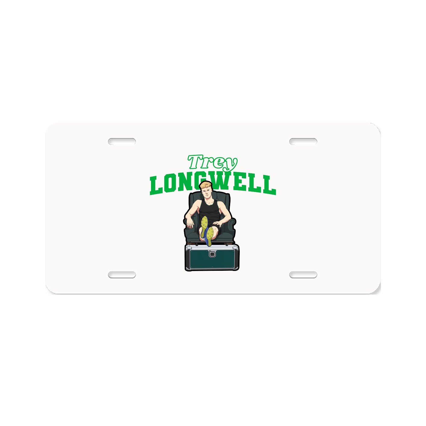 License Plate — Name Arch in Classic