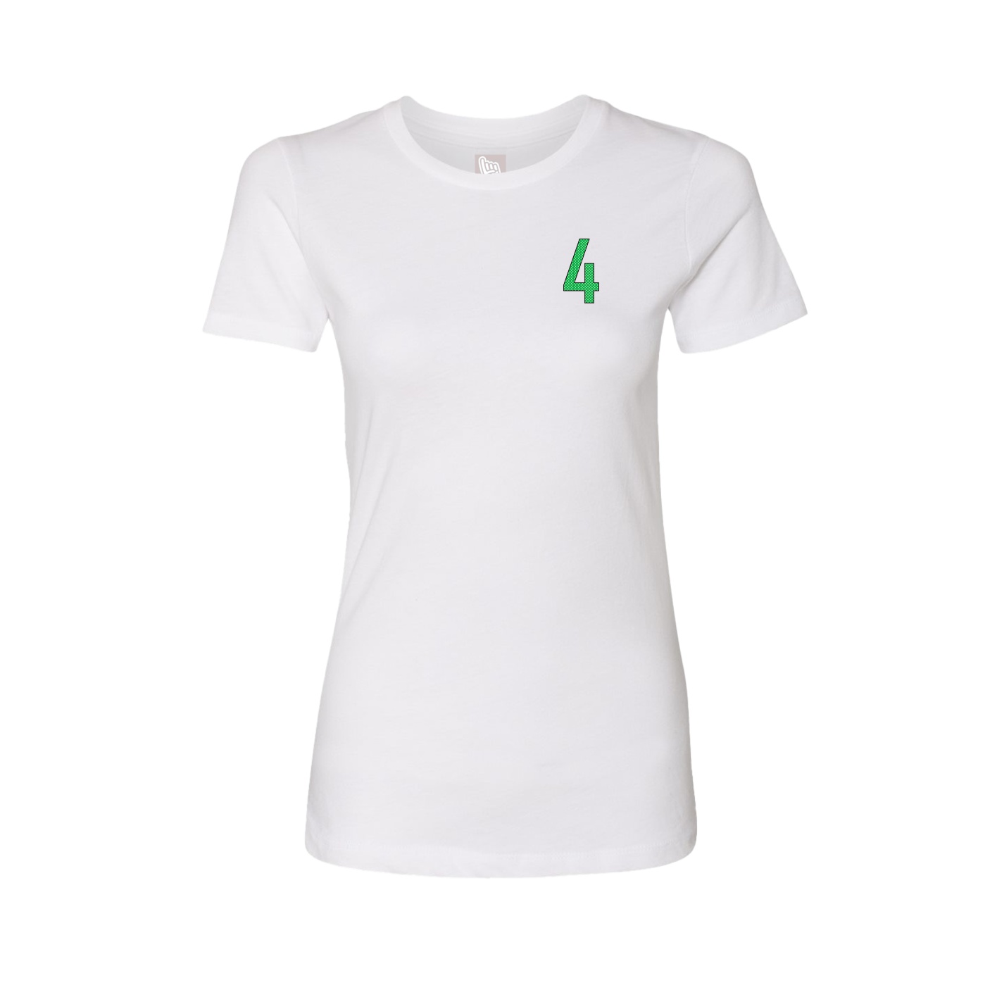 Fitted Women's Tee — Front Shirsy in White
