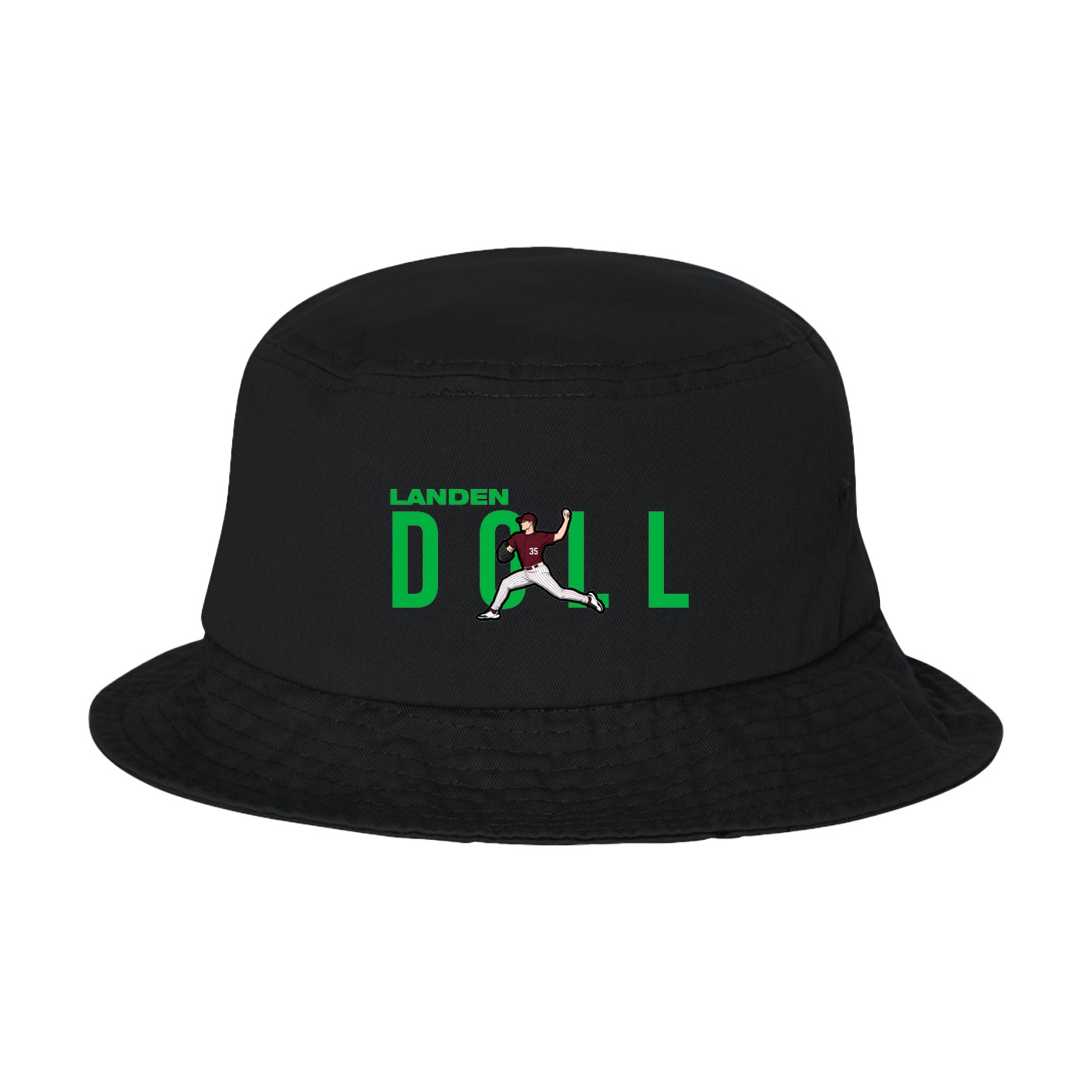 Bucket Cap — Player Name in Black