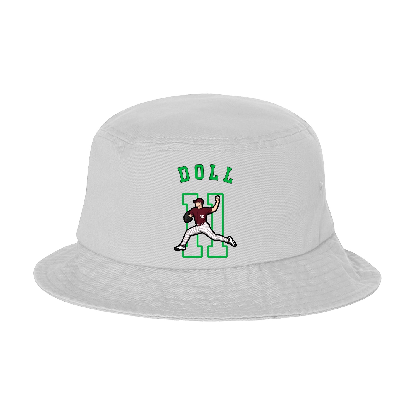 Bucket Cap — Shirsey Arch in White
