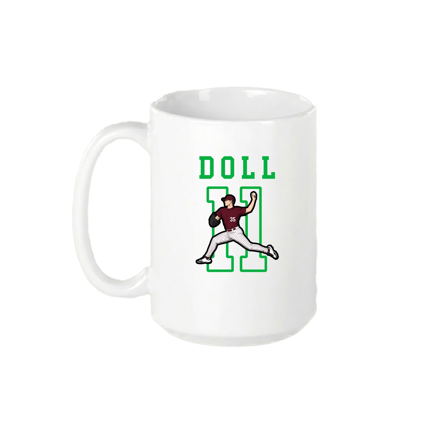 15oz Coffee Mug — Shirsey in White